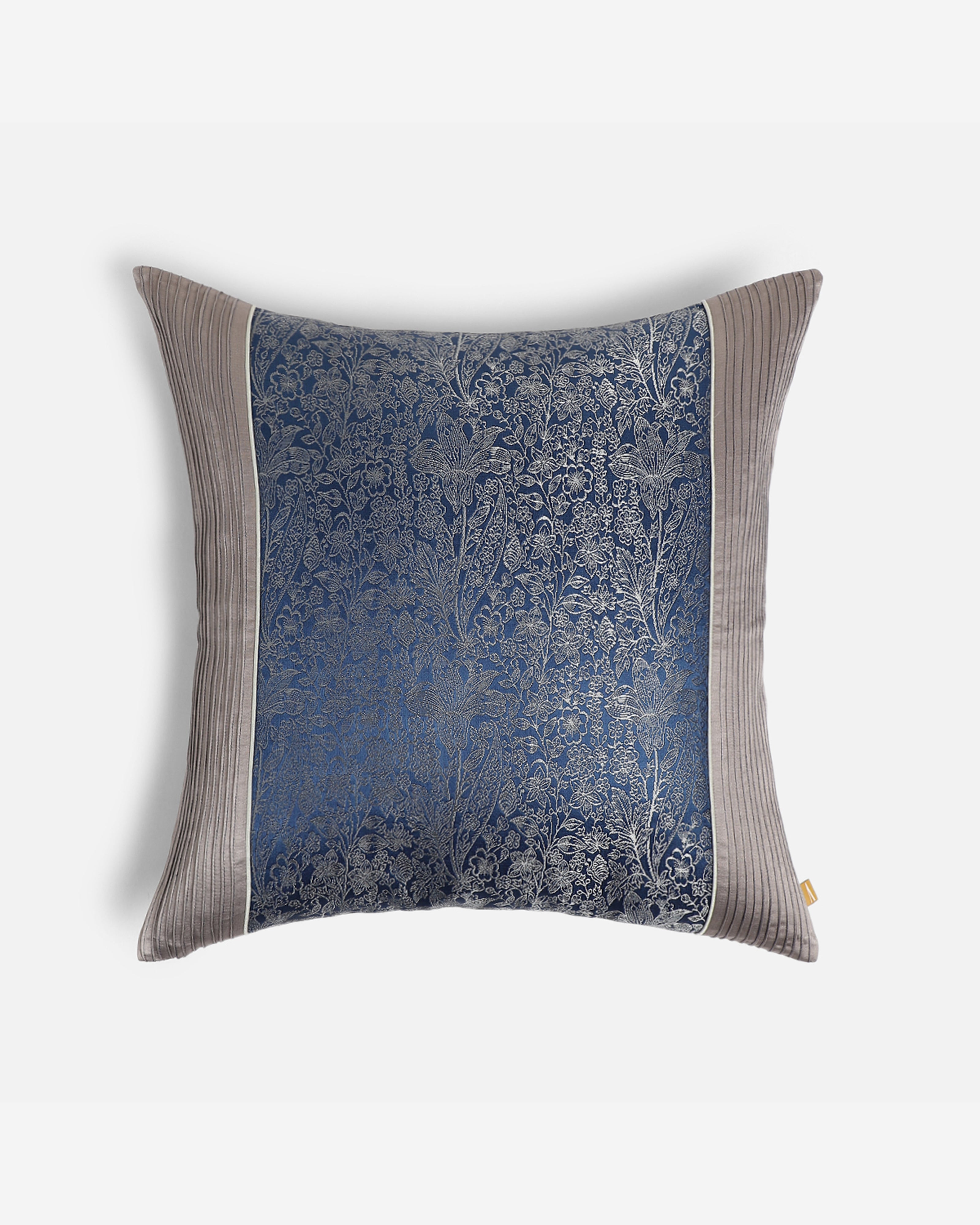 Khusro Bagh Banarasi Satin Brocade Viscose Cushion Cover