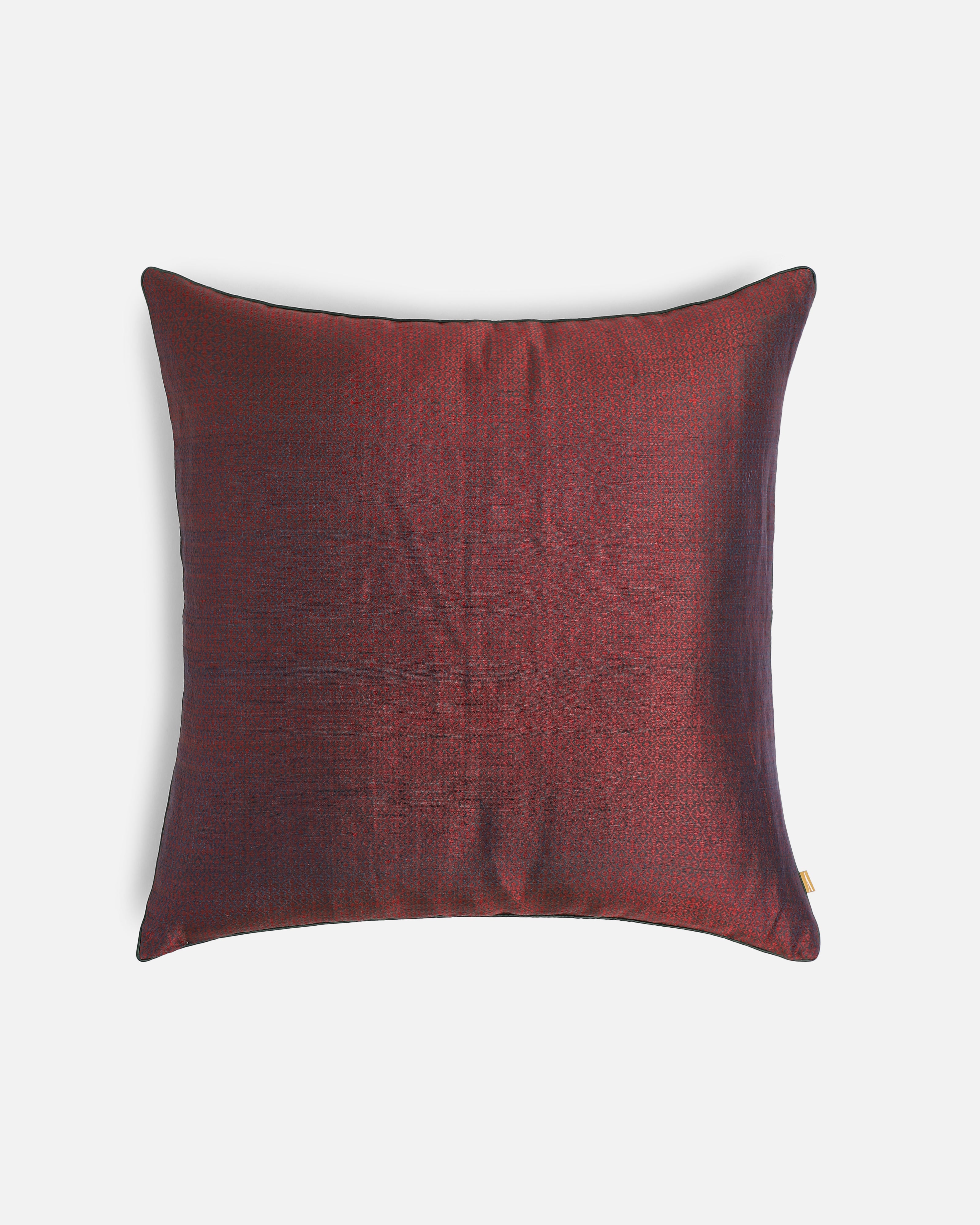 Qudsia Banarasi Satin Brocade Silk Linen Cushion Cover