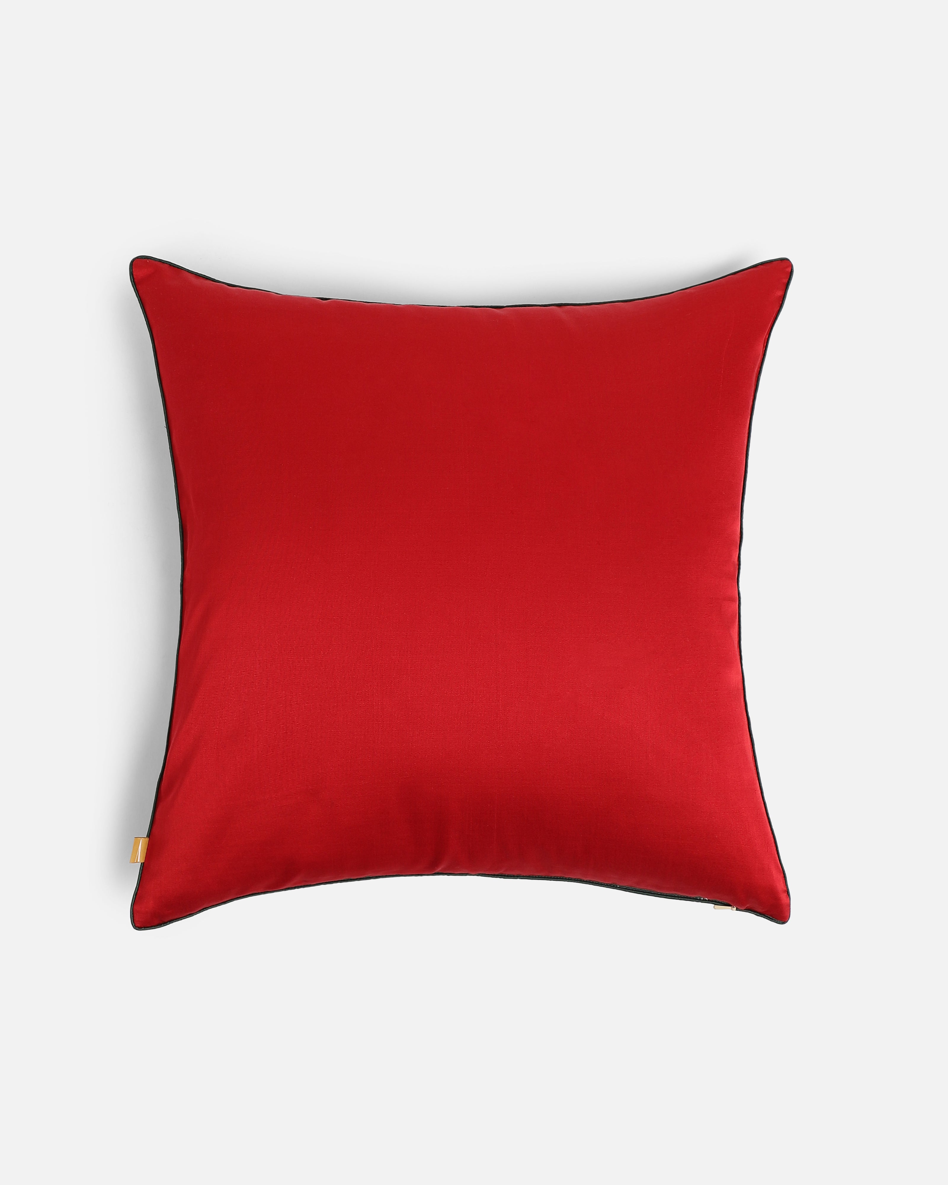 Qudsia Banarasi Satin Brocade Silk Linen Cushion Cover