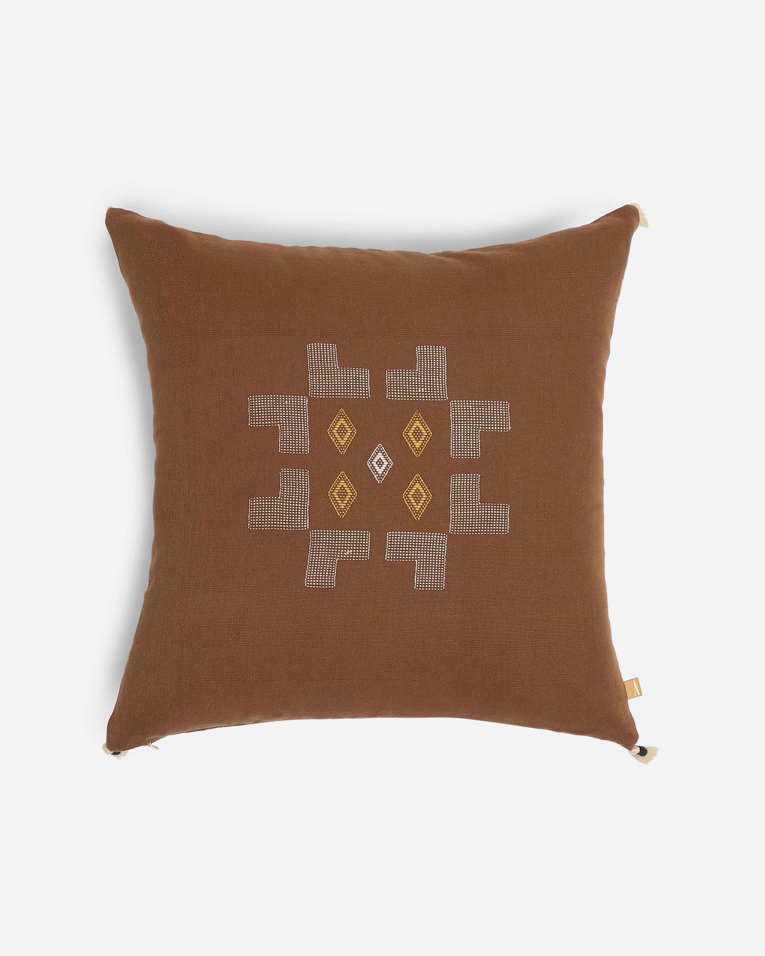 Liga Bhujodi Extra Weft Cotton Cushion Cover