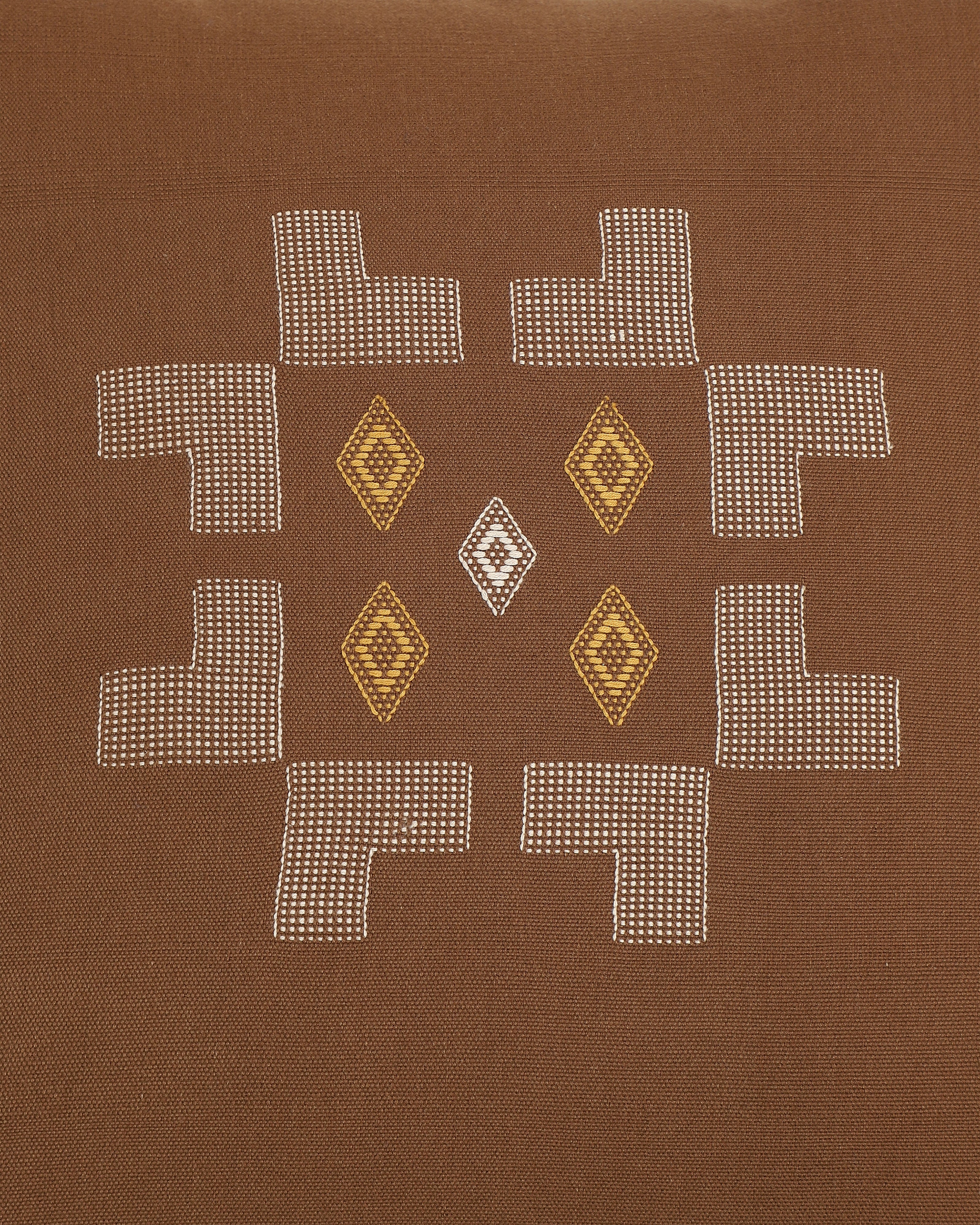 Liga Bhujodi Extra Weft Cotton Cushion Cover