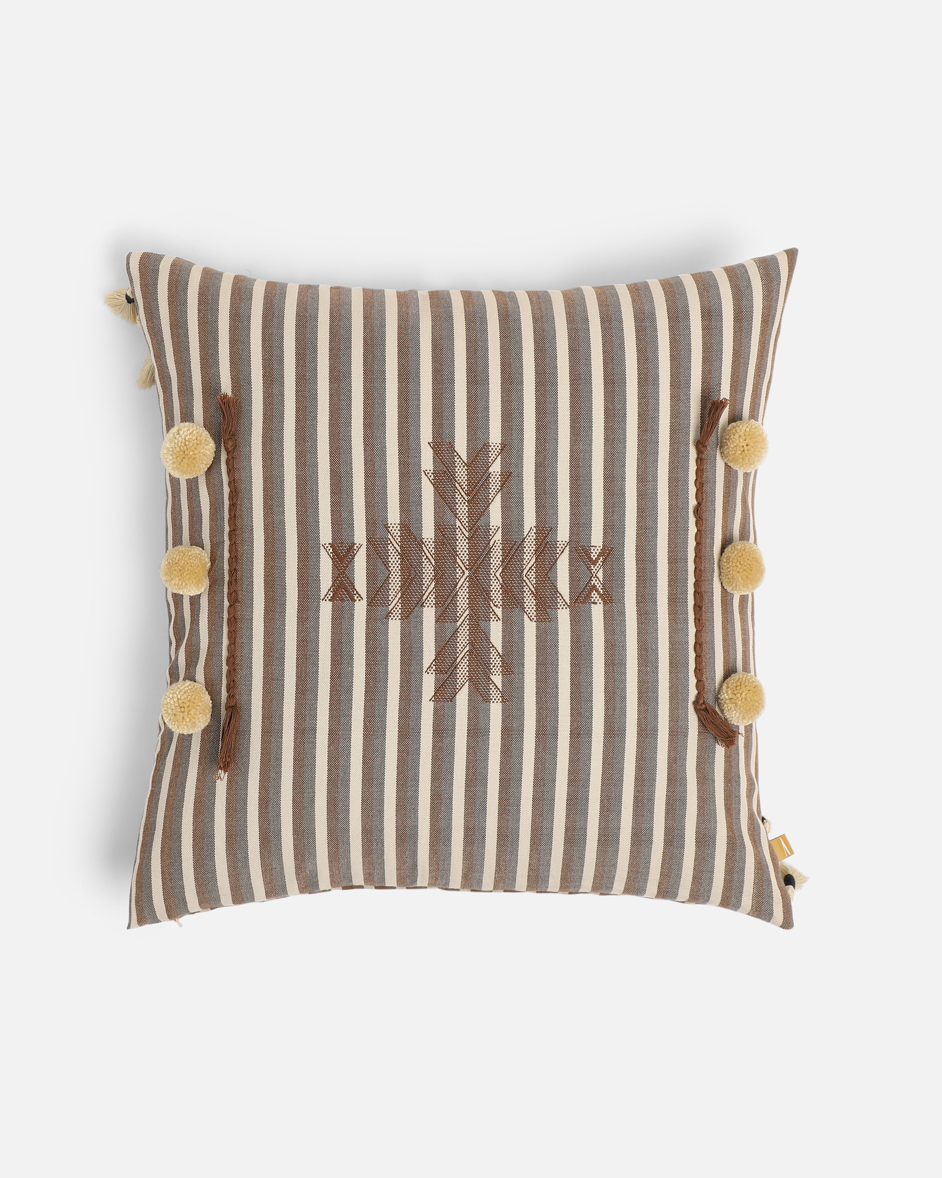 Moreni Bhujodi Extra Weft Cotton Cushion Cover