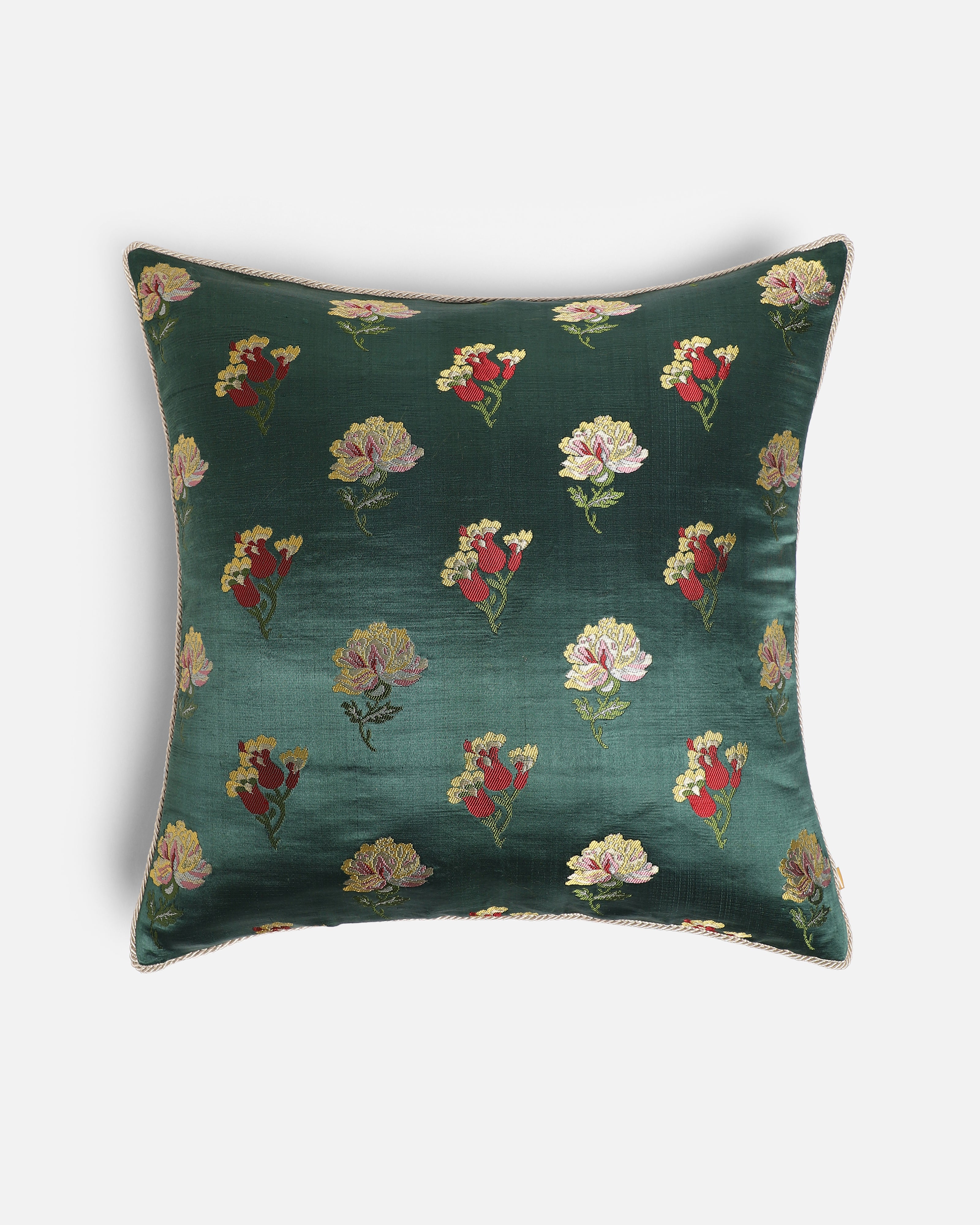 Bluebell Banarasi Gyasar Viscose Cushion Cover