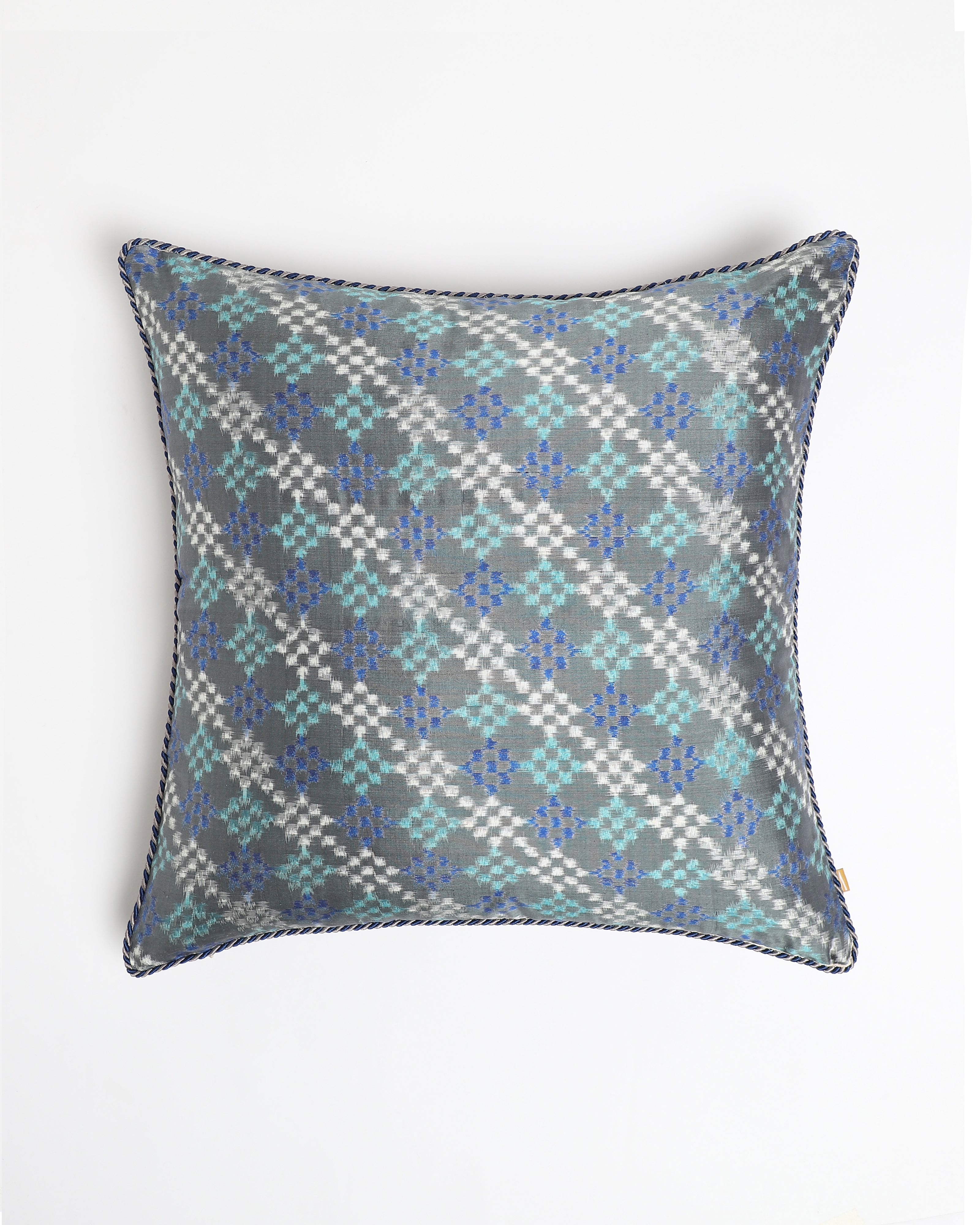 Strom Pochampally Double Ikat Silk Cushion Cover