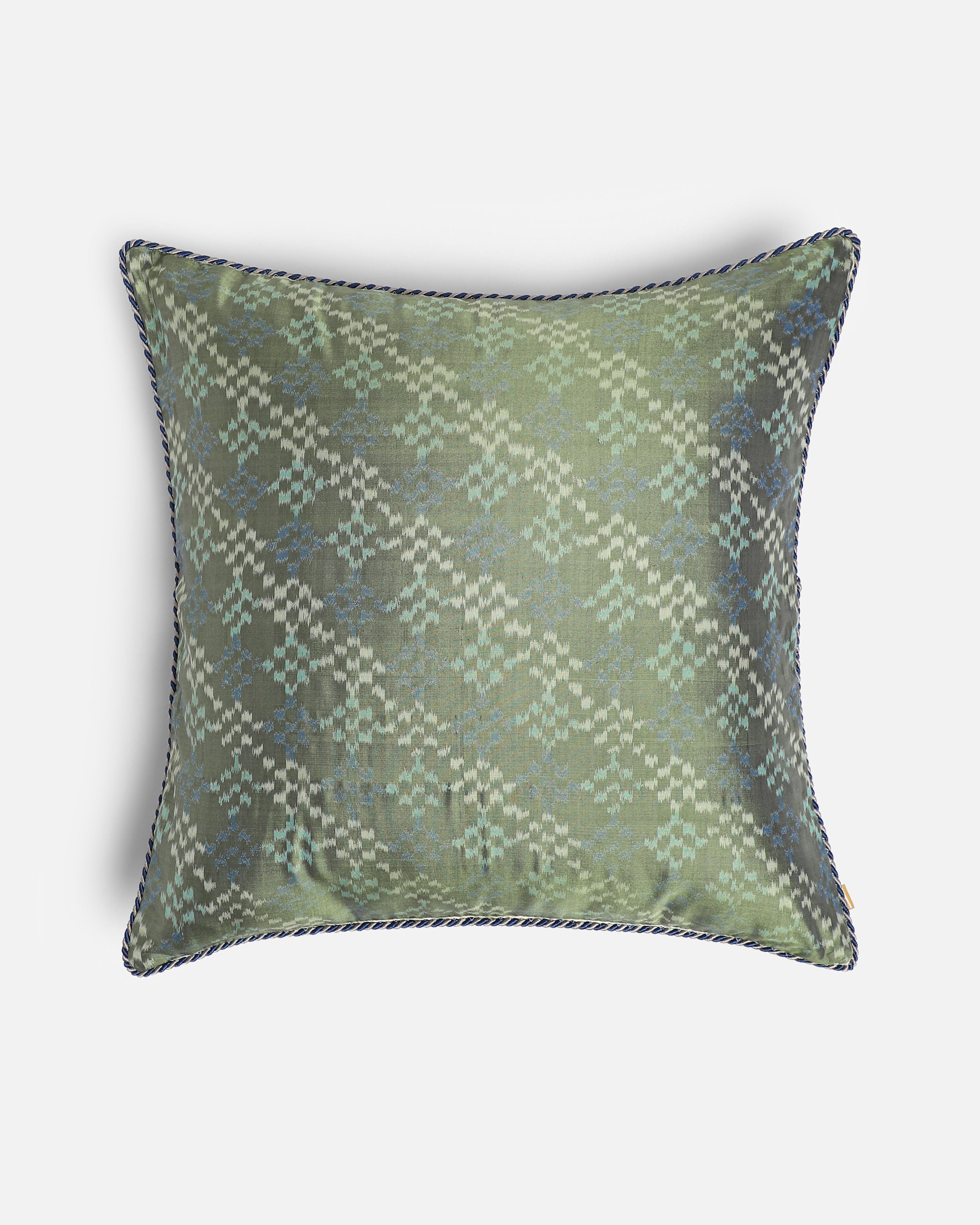 Strom Pochampally Warp Ikat Silk Cushion Cover