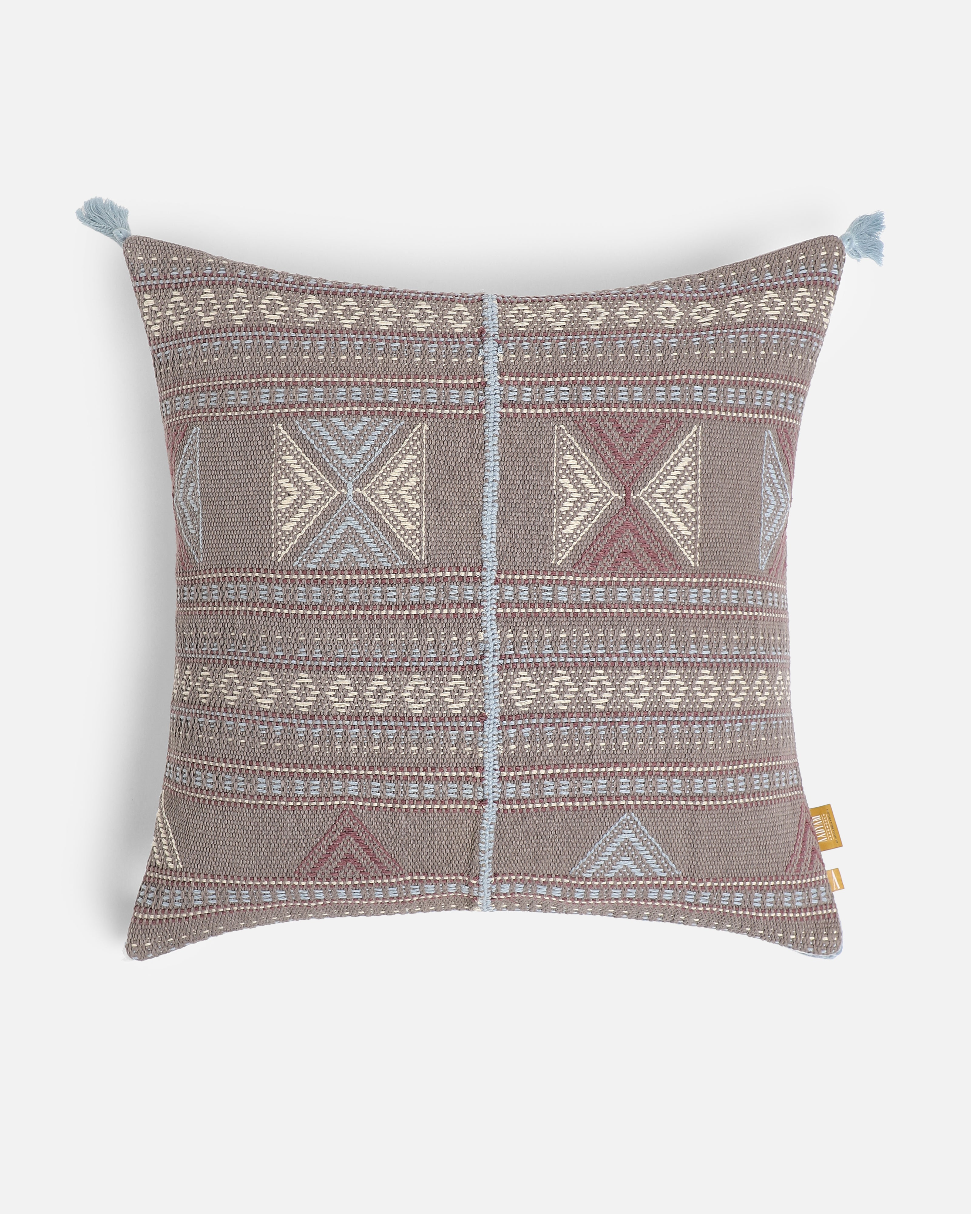 Leeward Bhujodi Extra Weft Cotton Cushion Cover