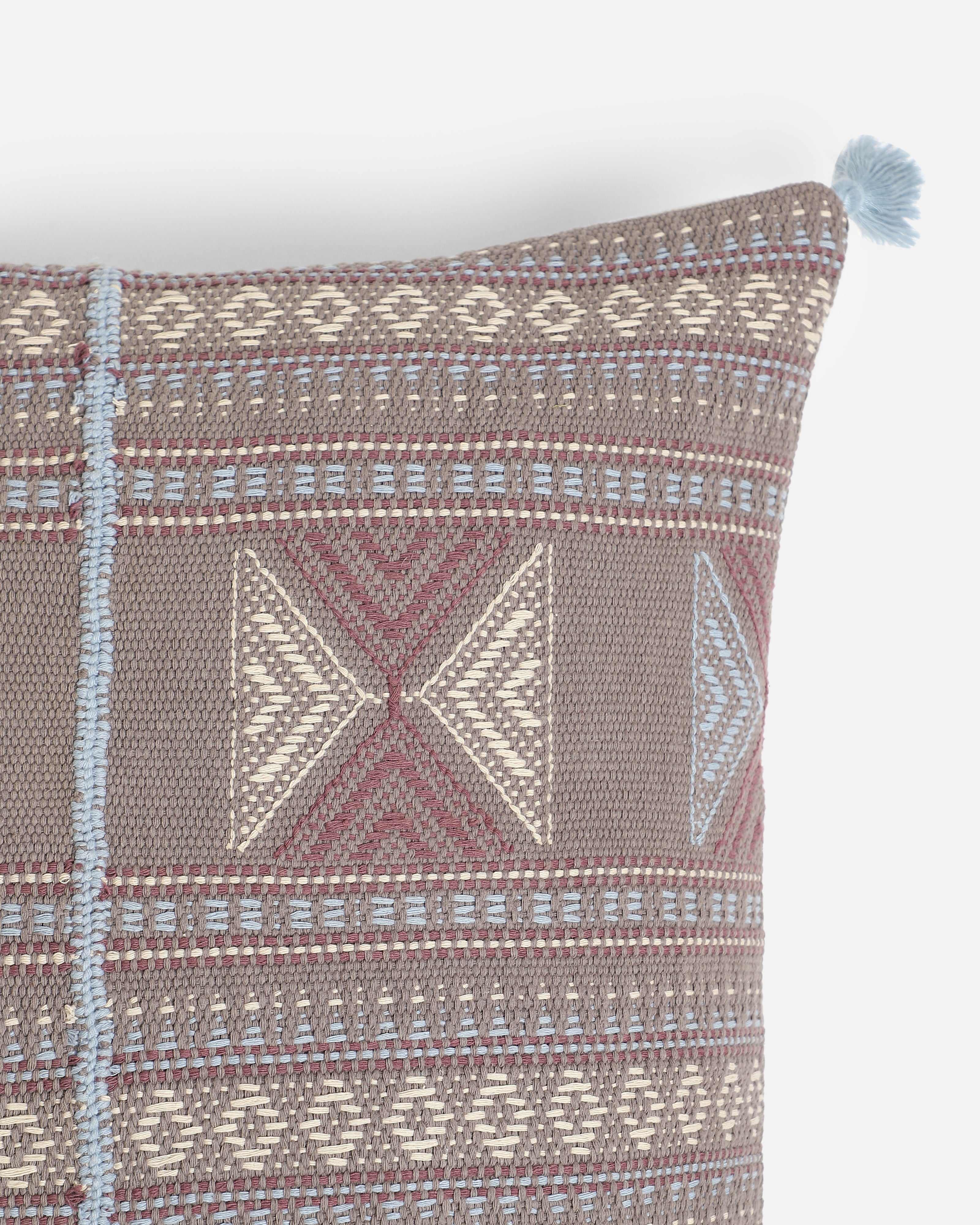 Leeward Bhujodi Extra Weft Cotton Cushion Cover