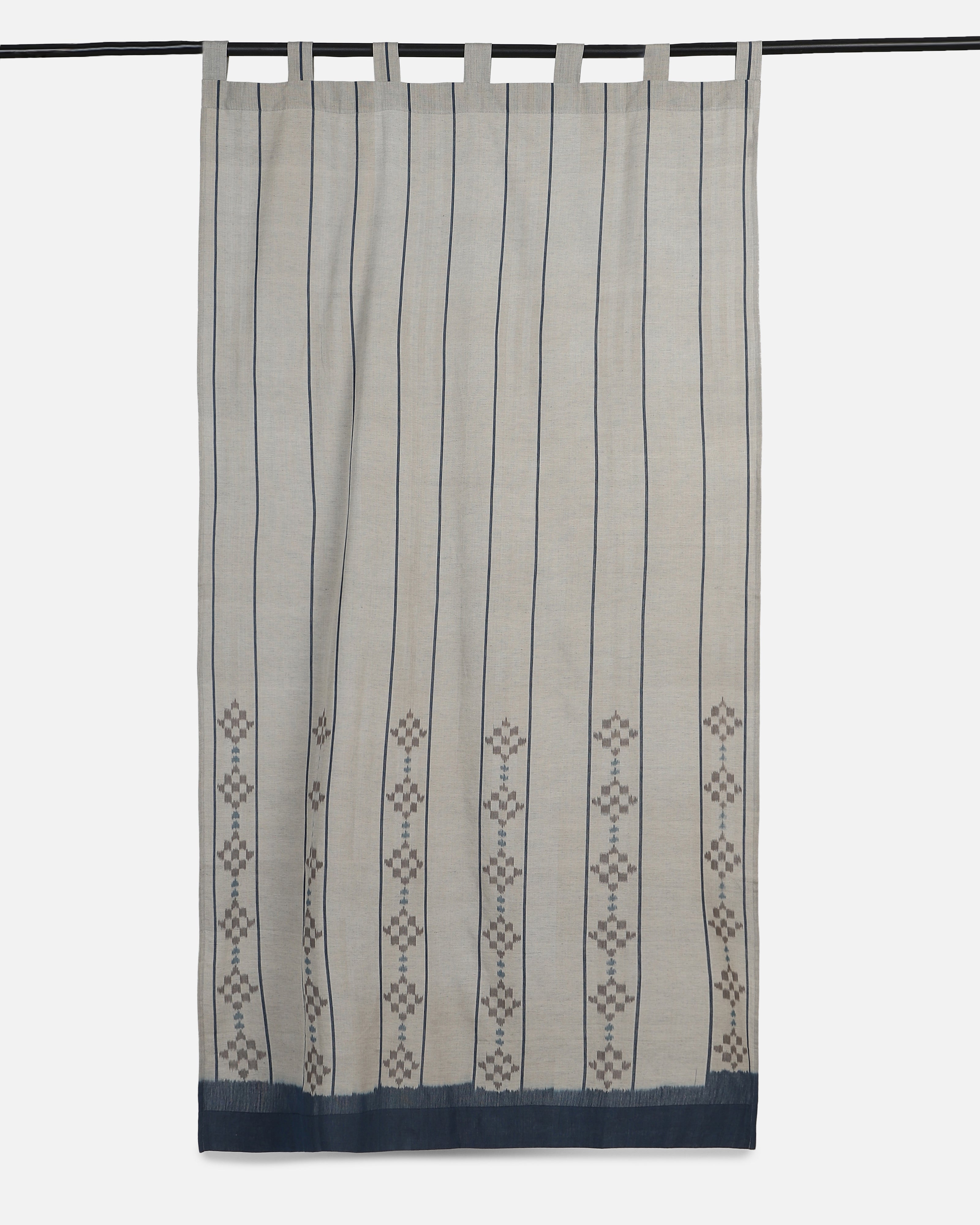 Ara Pochampally Weft Ikat Cotton Curtain