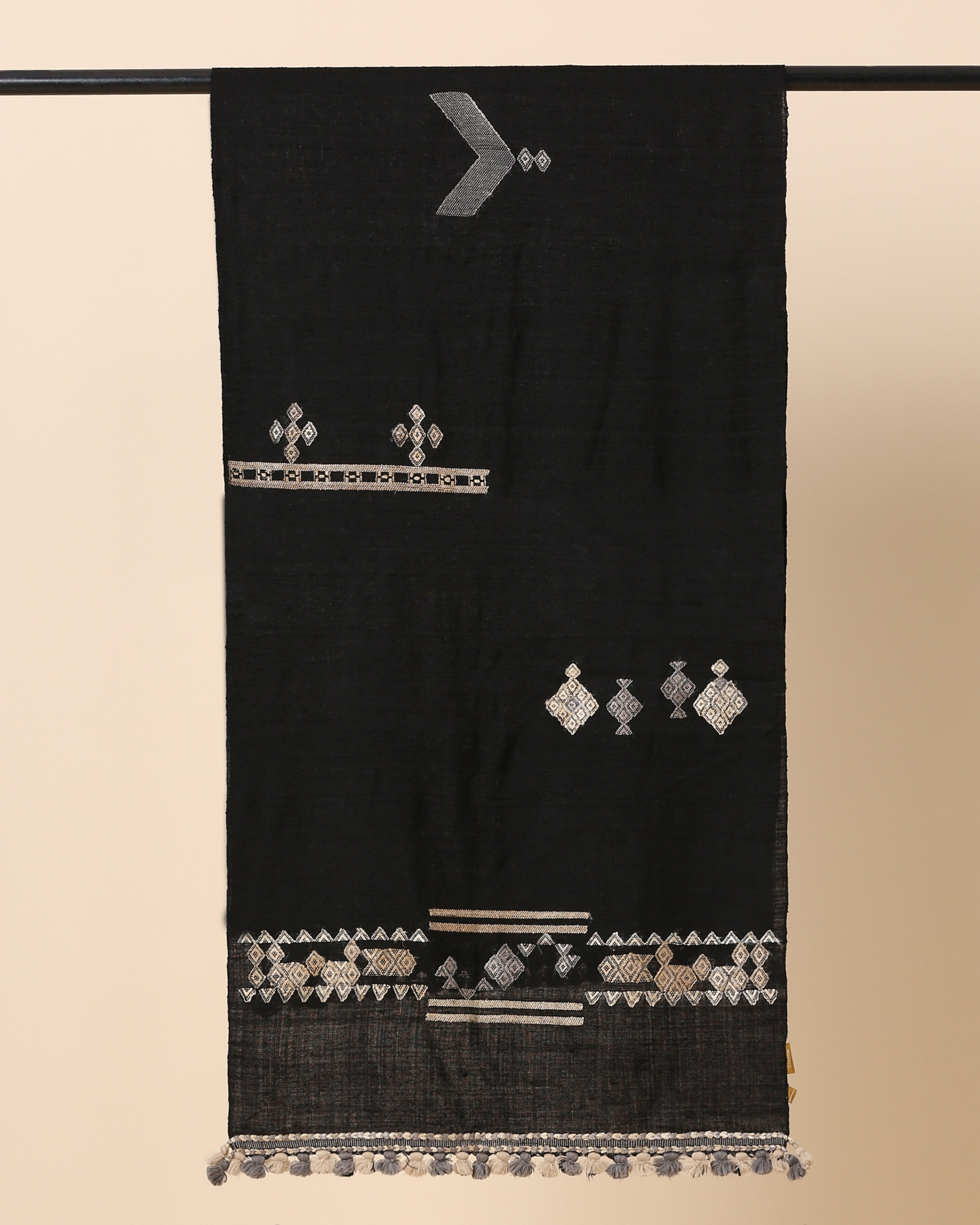 Urja Bhujodi Extra Weft Wool Silk Stole