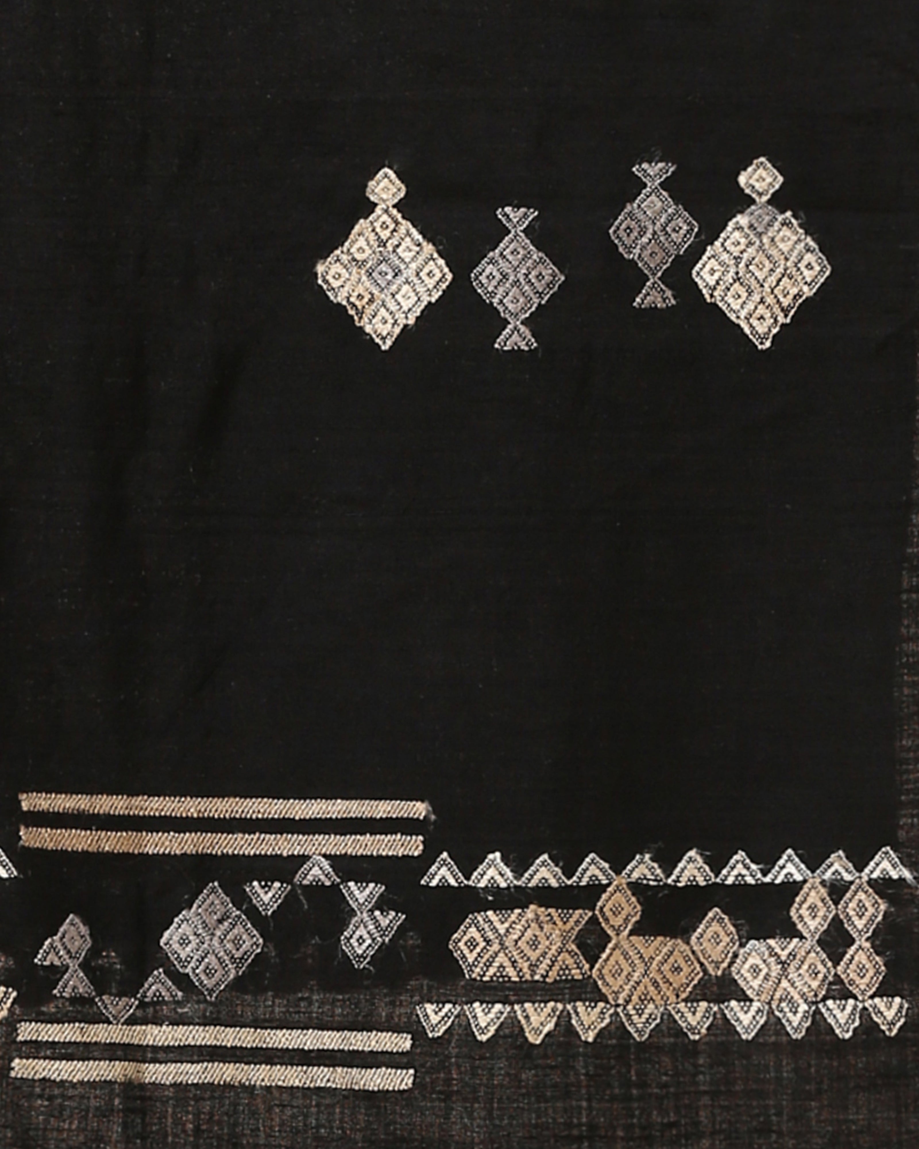 Urja Bhujodi Extra Weft Wool Silk Stole