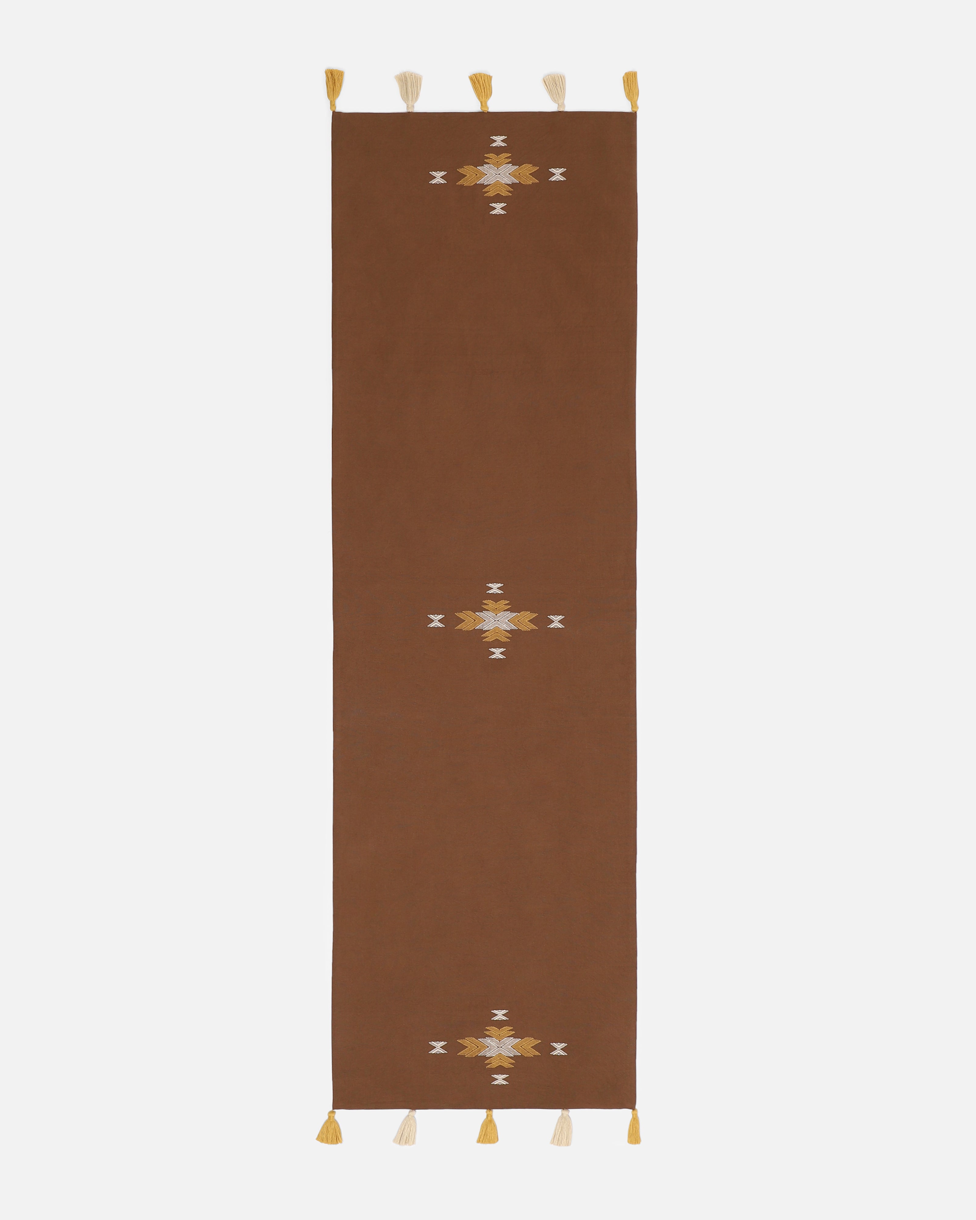 Anica Bhujodi Extra Weft Cotton Table Runner