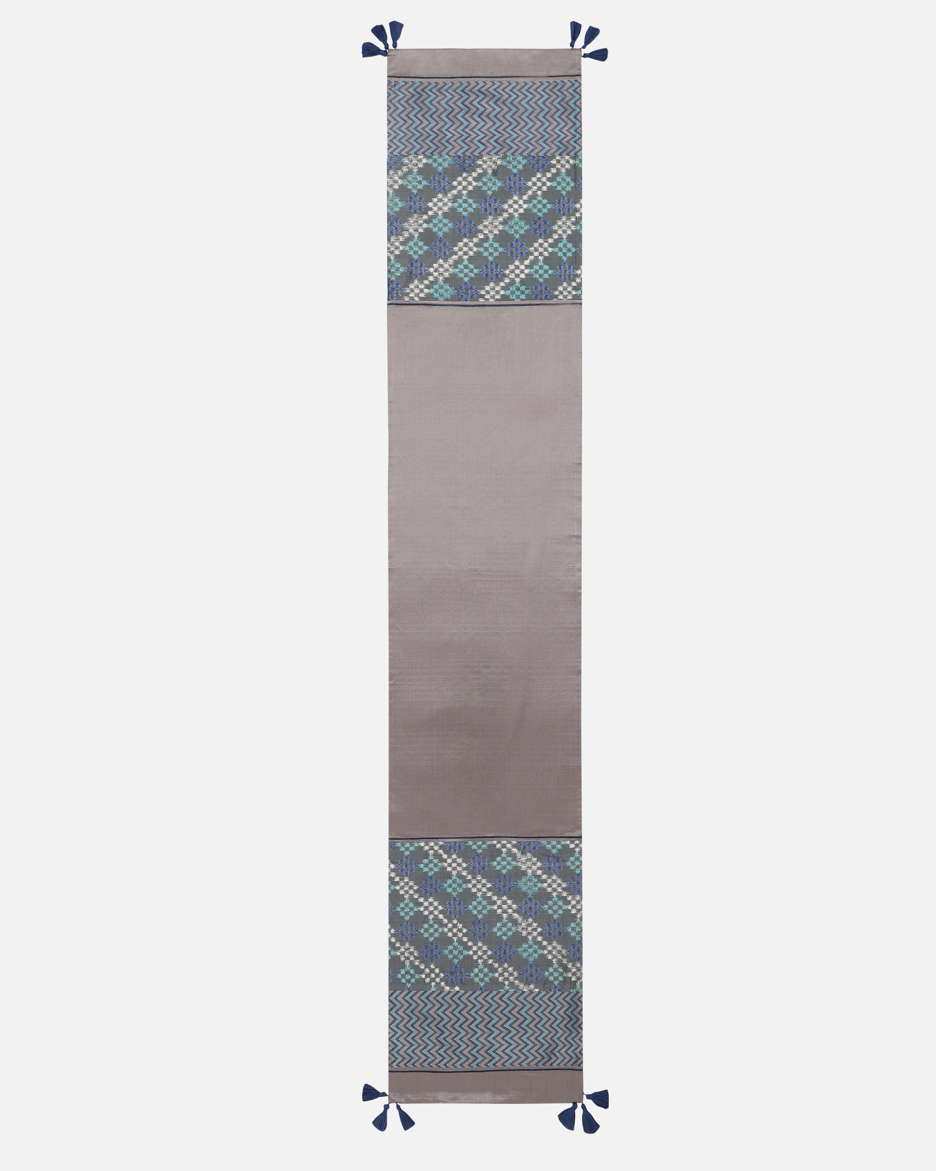 Strom Tal Pochampally Double Ikat Silk Table Runner