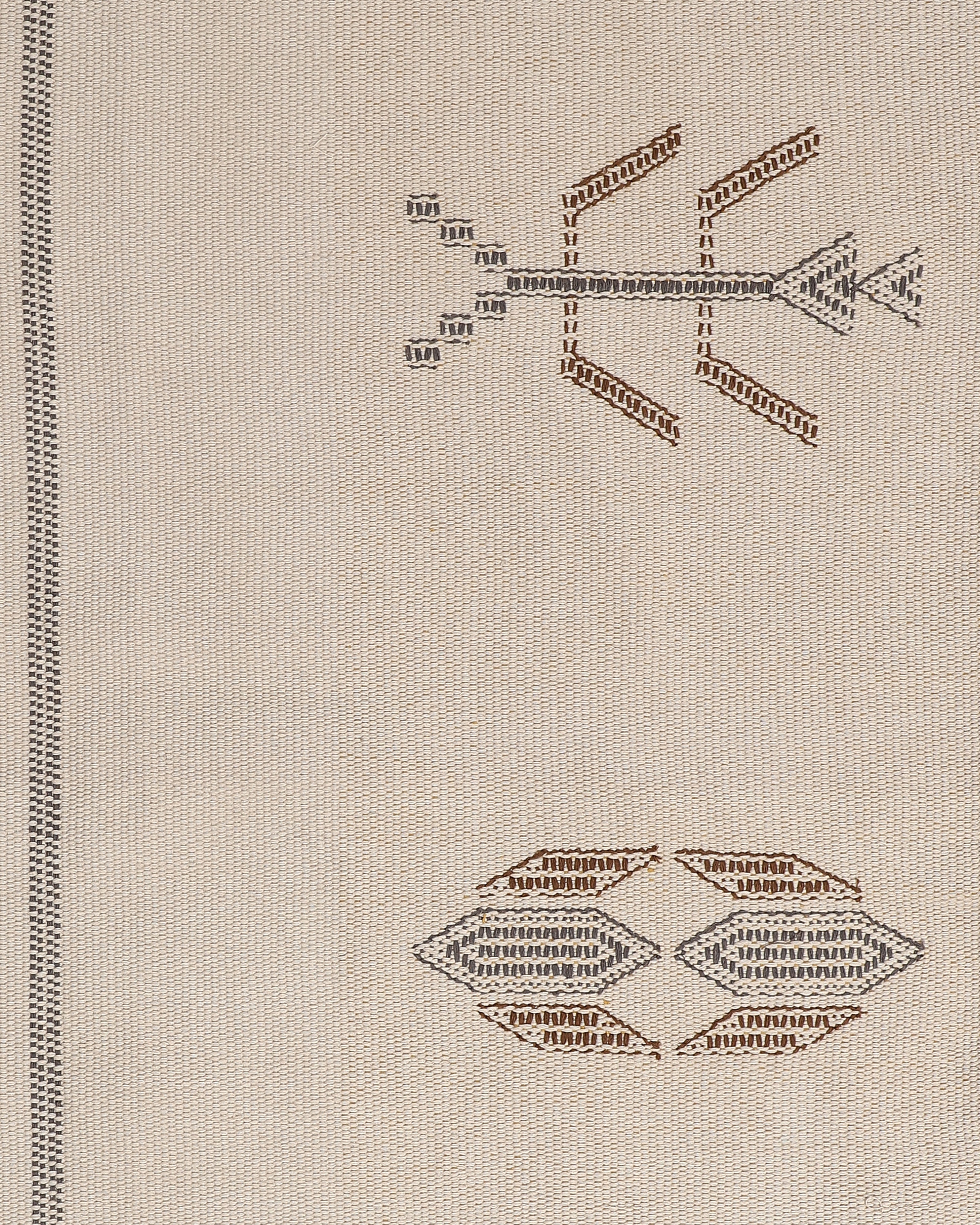 Clara Bhujodi Extra Weft Cotton Rug