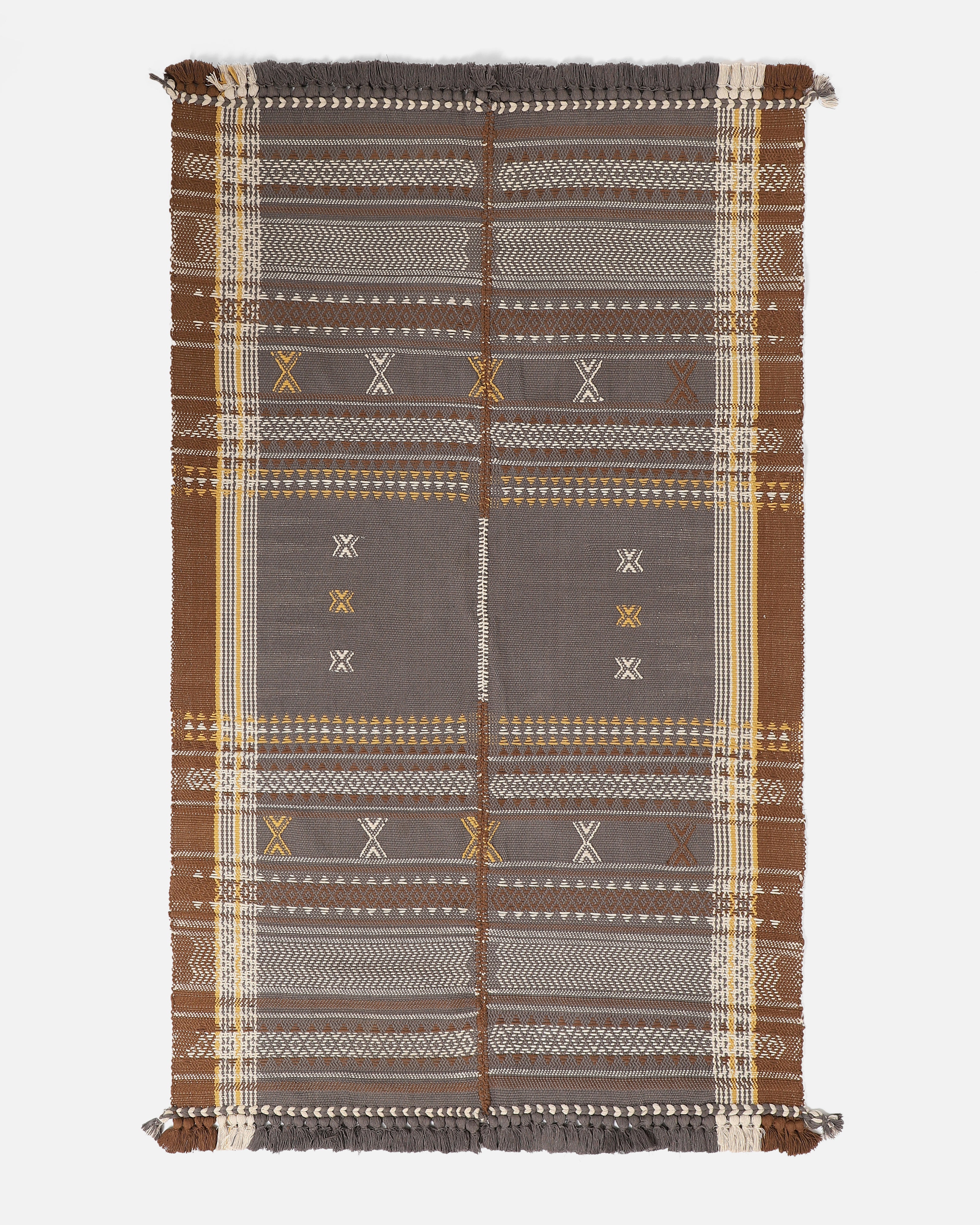 Estera Bhujodi Extra Weft Cotton Rug