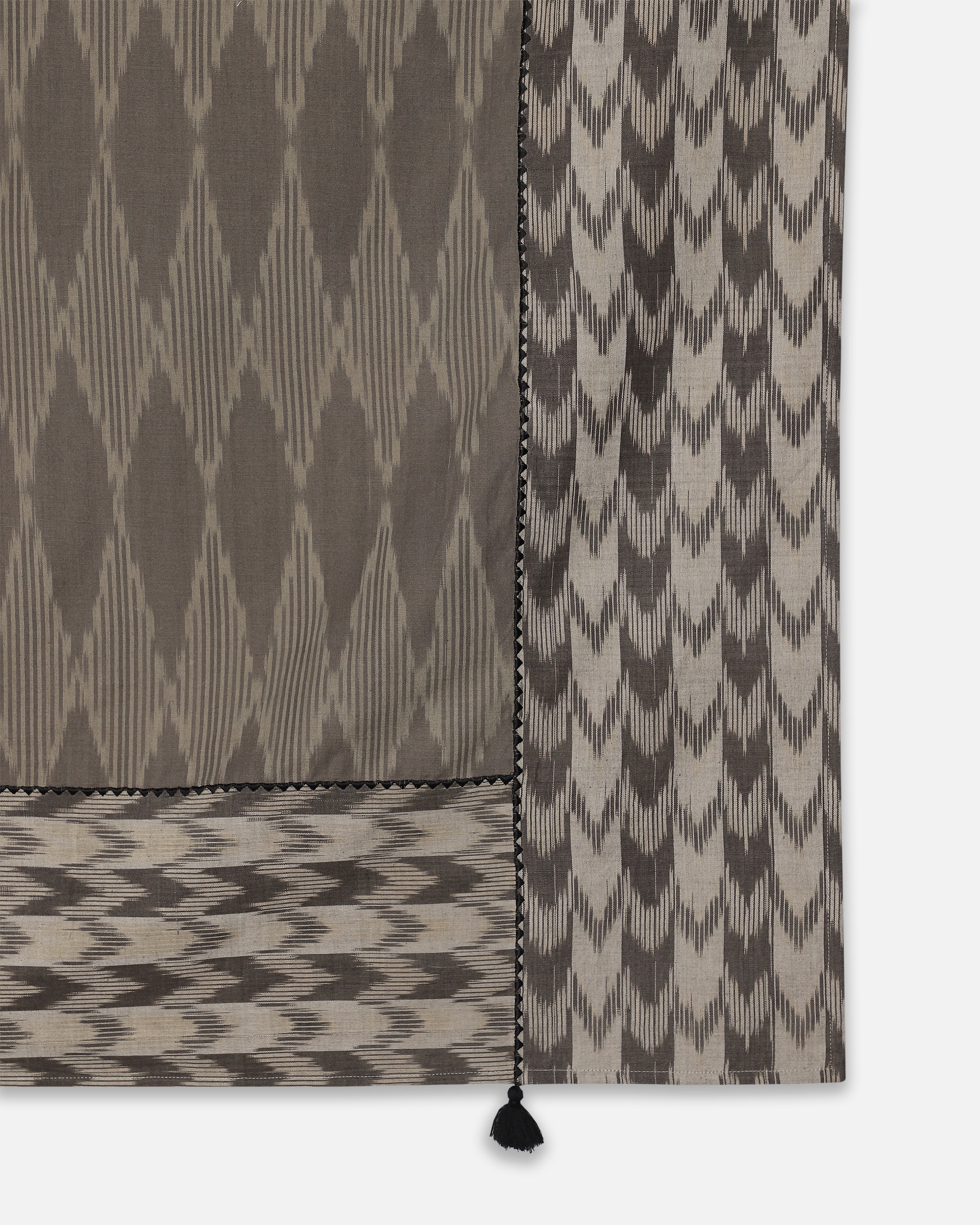 Galena Pochampally Warp Ikat Cotton Single Bed Cover