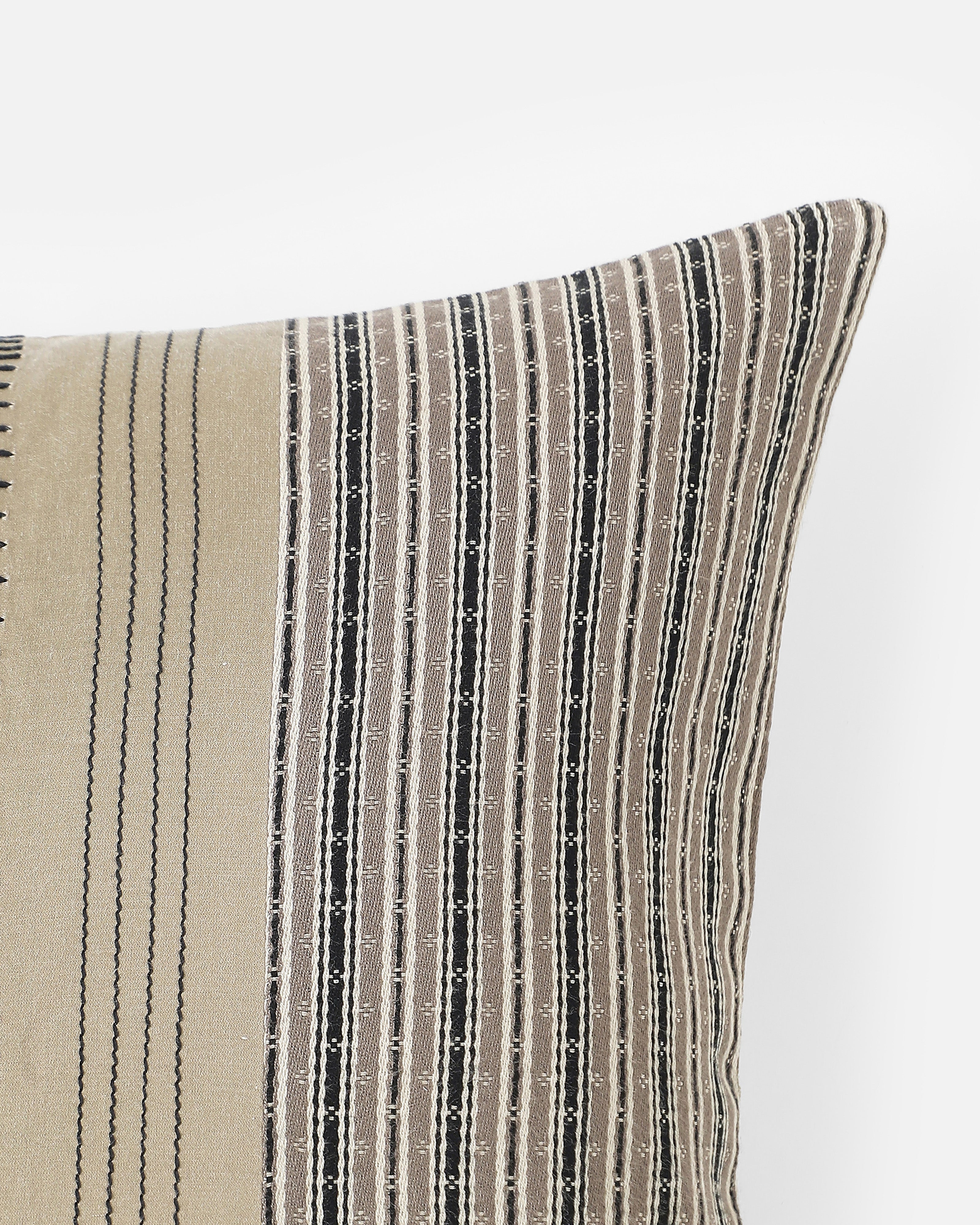 Bark Banarasi Tanchoi Silk Cushion Cover