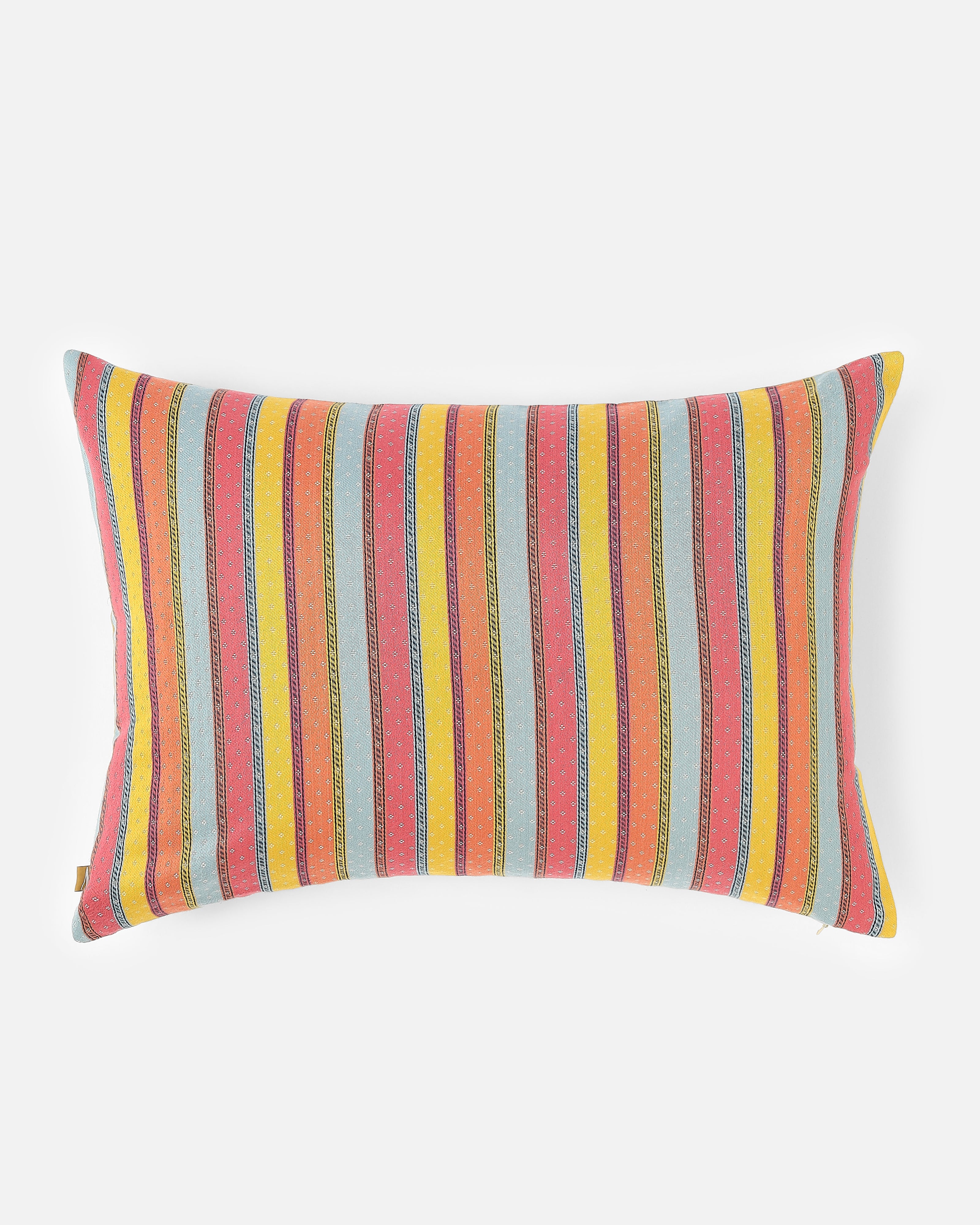 Yameni Pochampally Warp Ikat Silk Cotton Cushion Cover