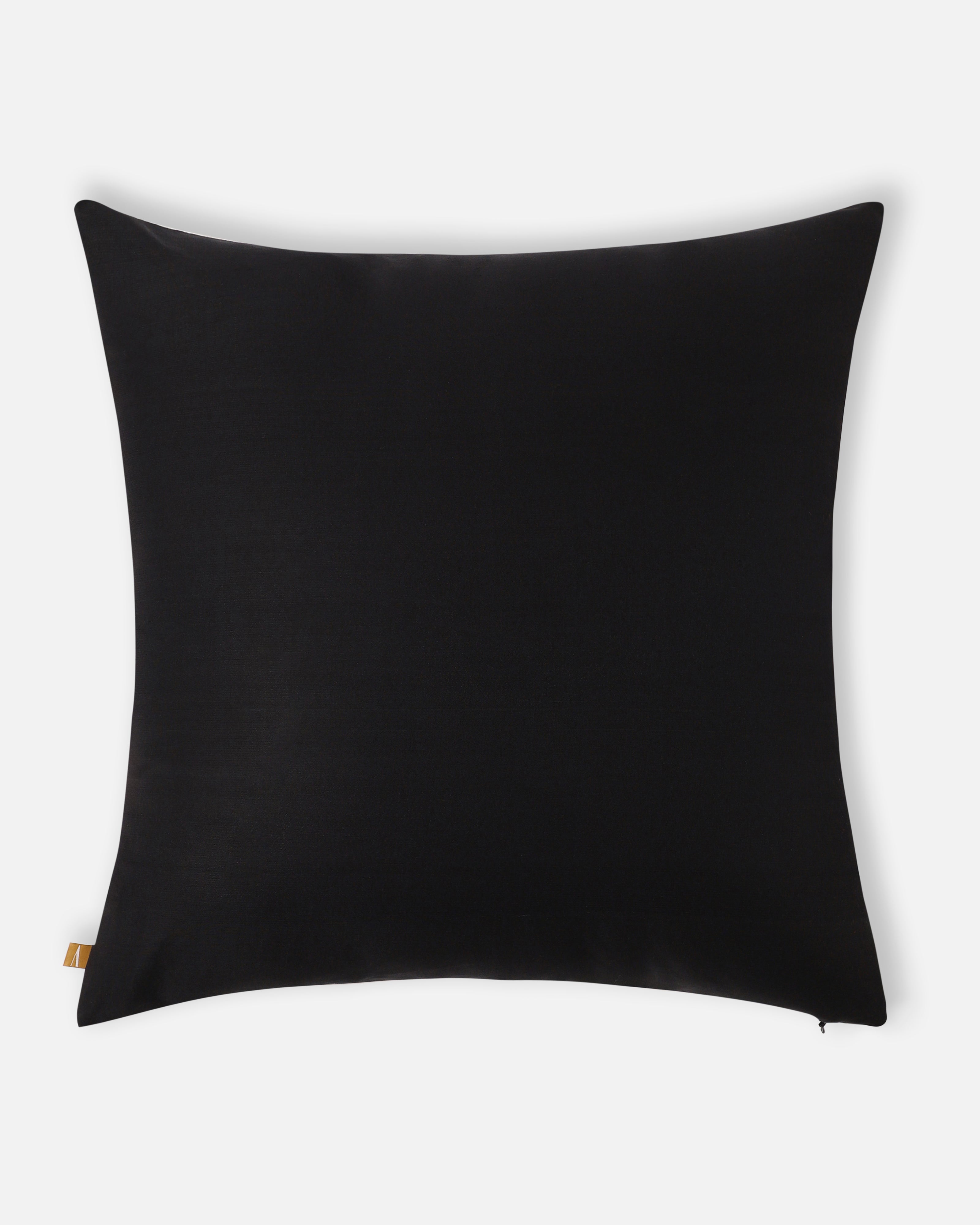 Ronny Pochampally Warp Ikat Silk Cotton Cushion Cover