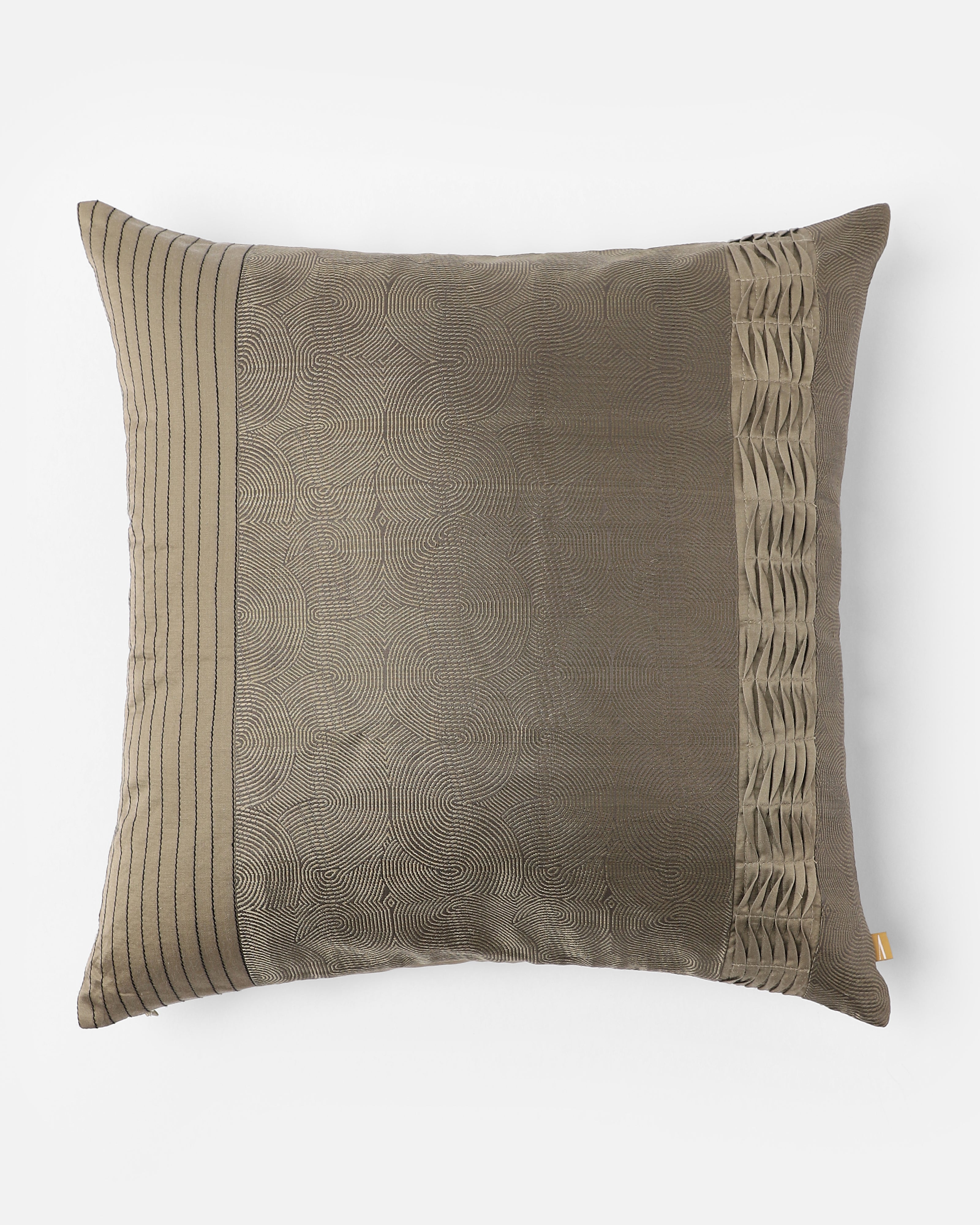 Windy Banarasi Tanchoi Silk Cushion Cover
