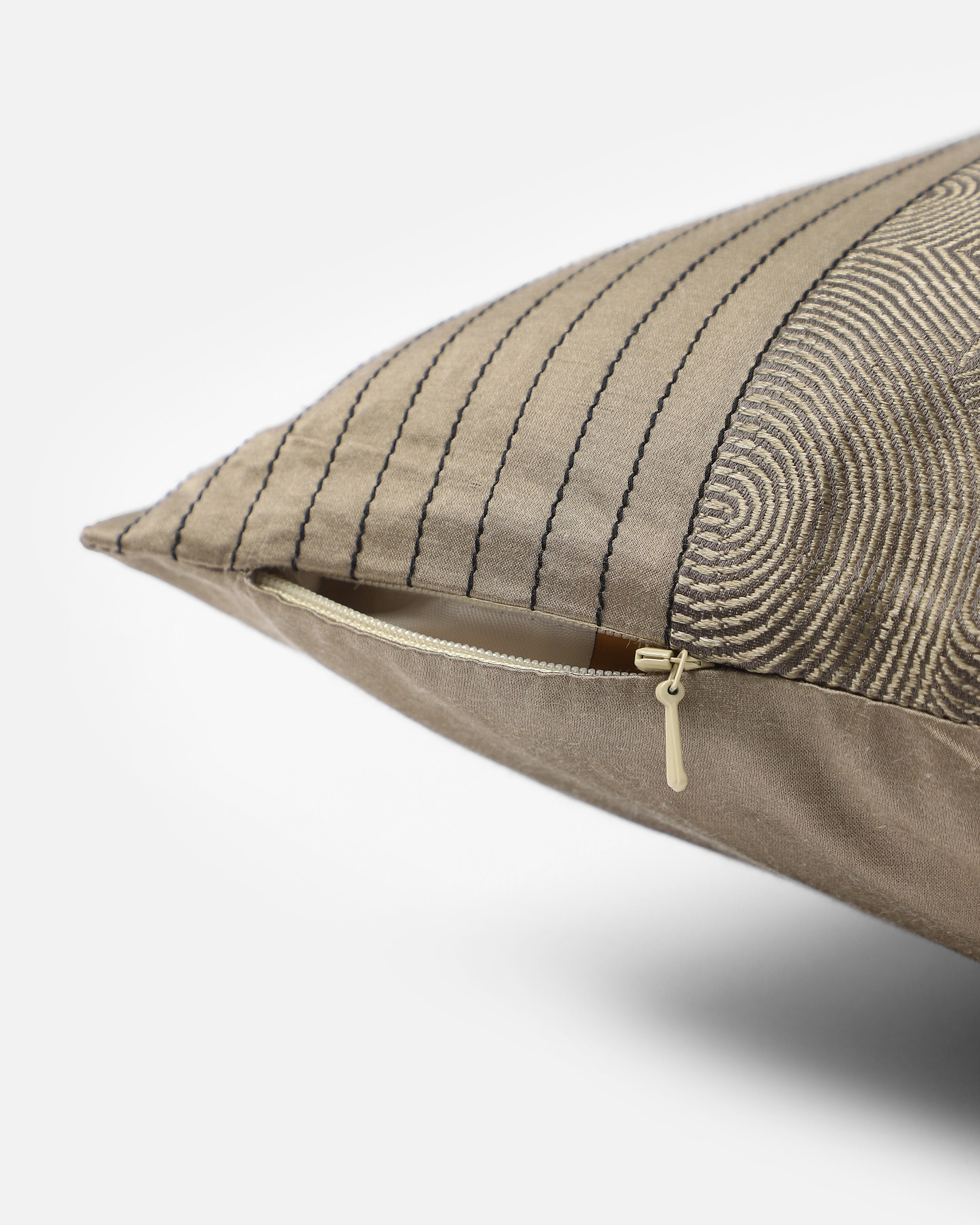 Windy Banarasi Tanchoi Silk Cushion Cover