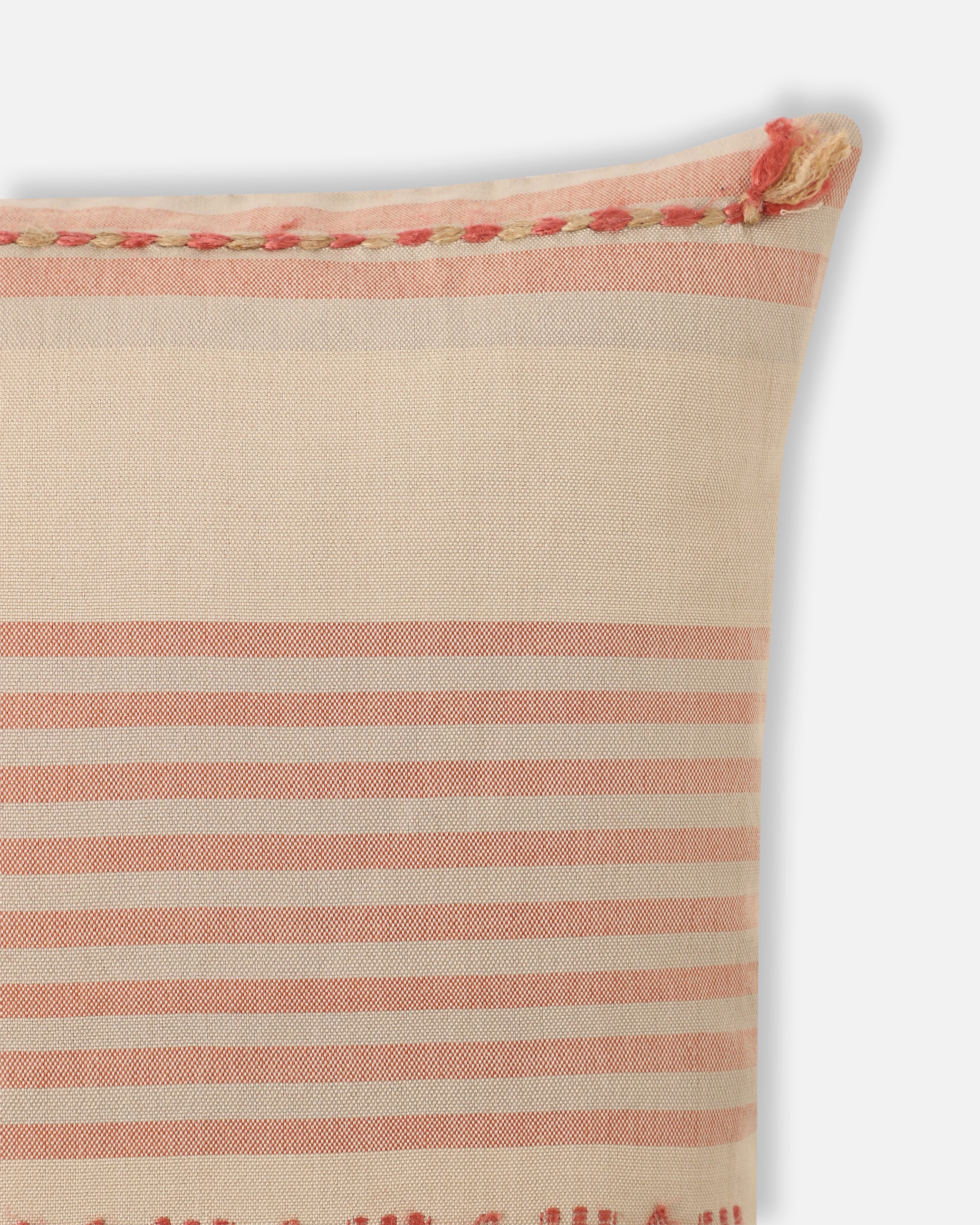 Yutso Bhujodi Extra Weft Cotton Cushion Cover