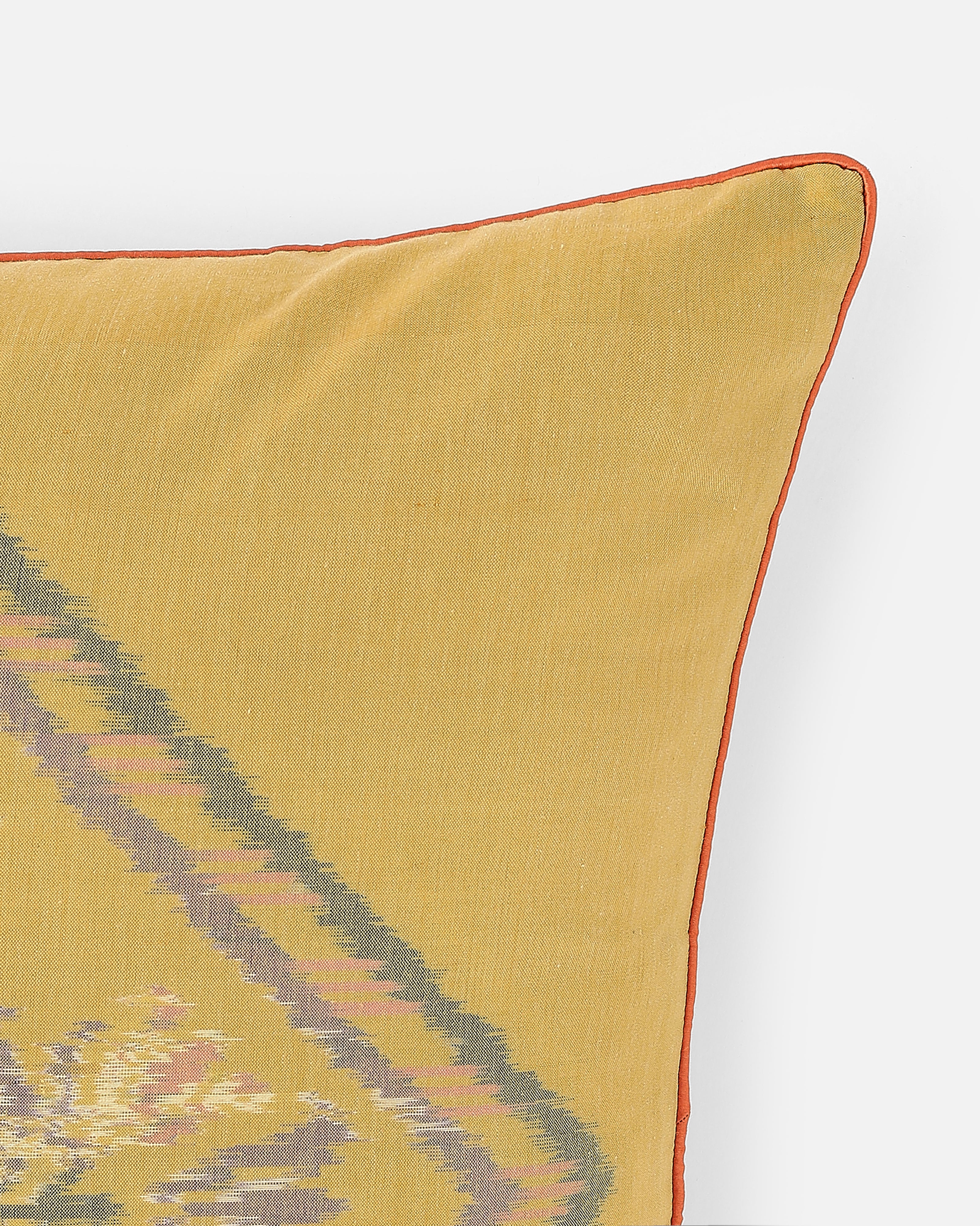 Jamy Pochampally Weft Ikat Cotton Silk Cushion Cover