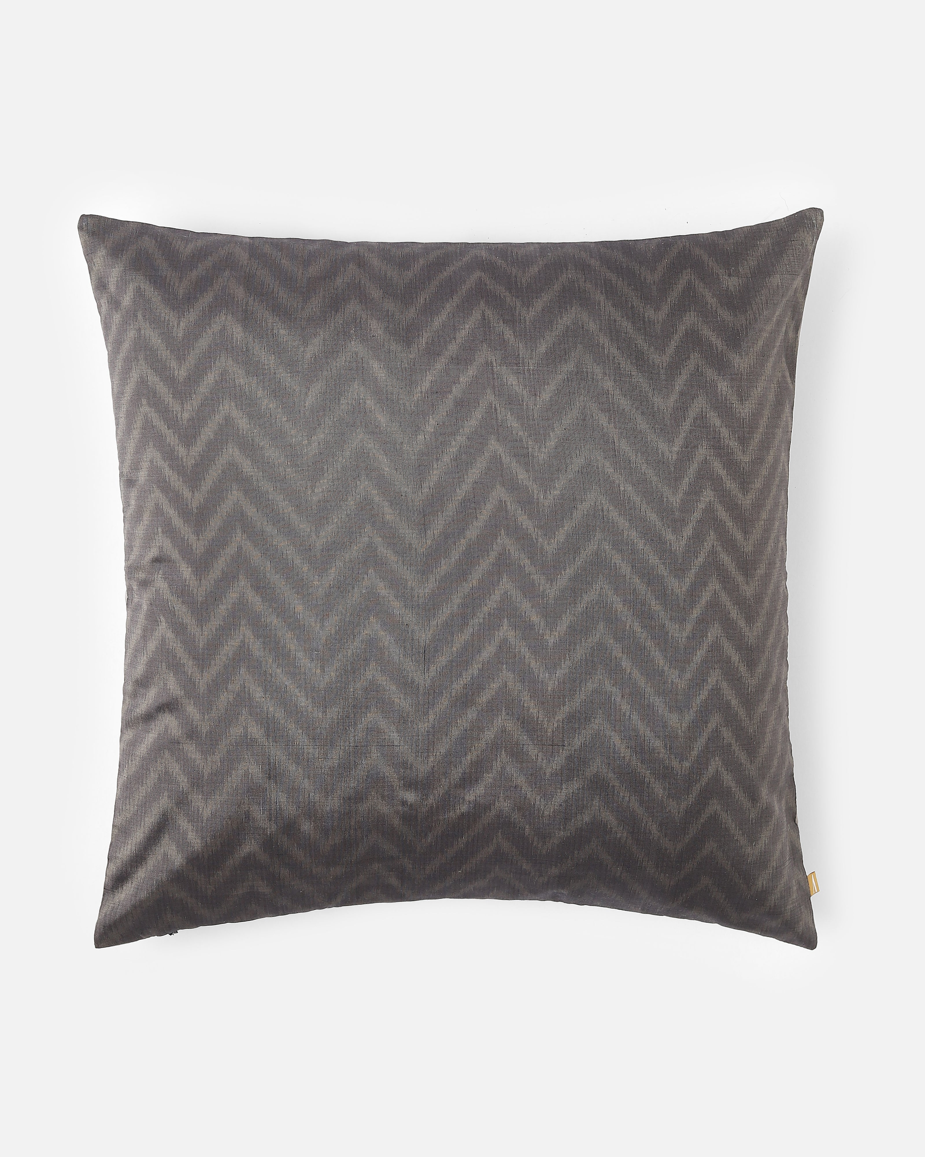 Waves Pochampally Weft Ikat Cotton Silk Cushion Cover