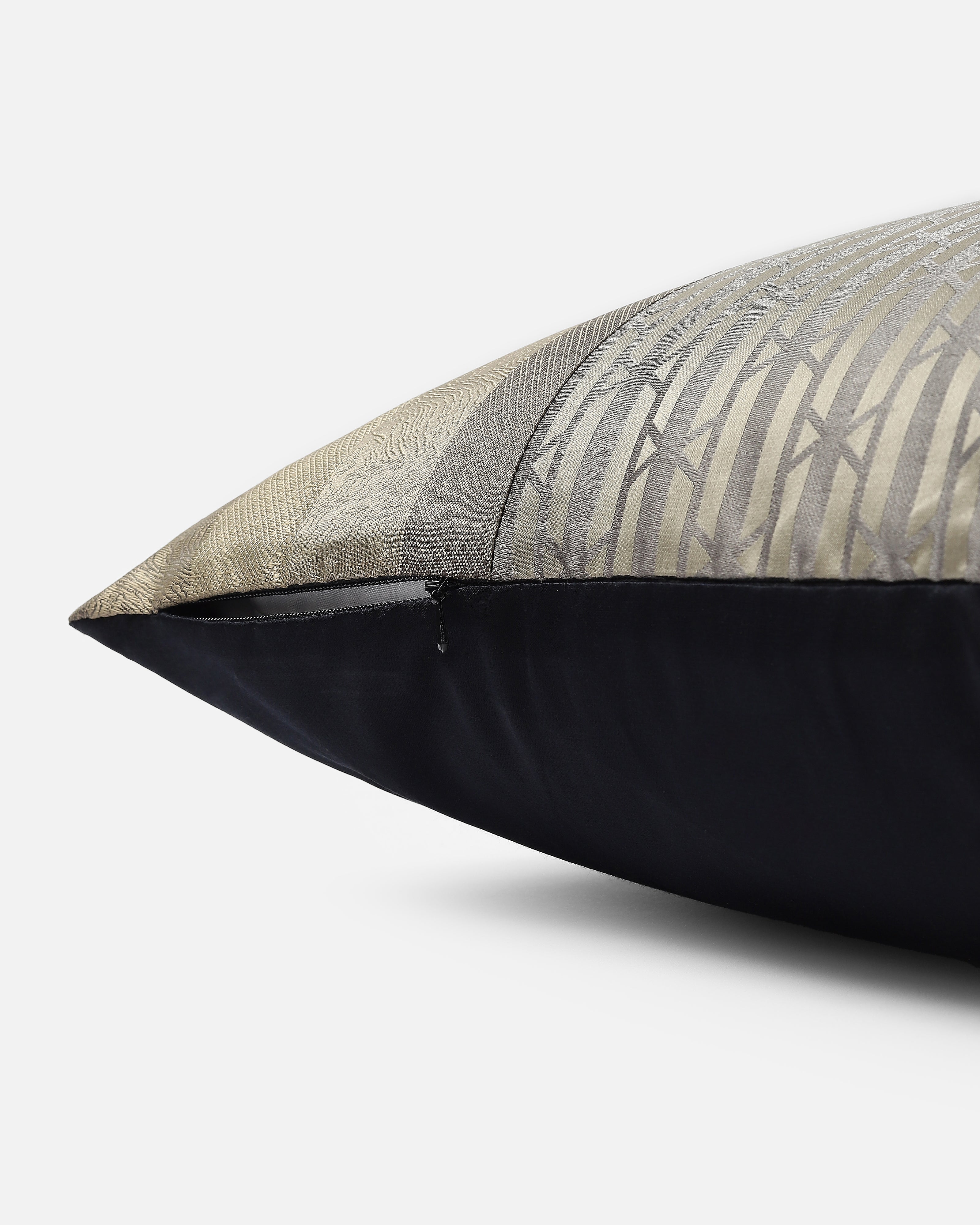 Baryte Banarasi Tanchoi Silk Cushion Cover