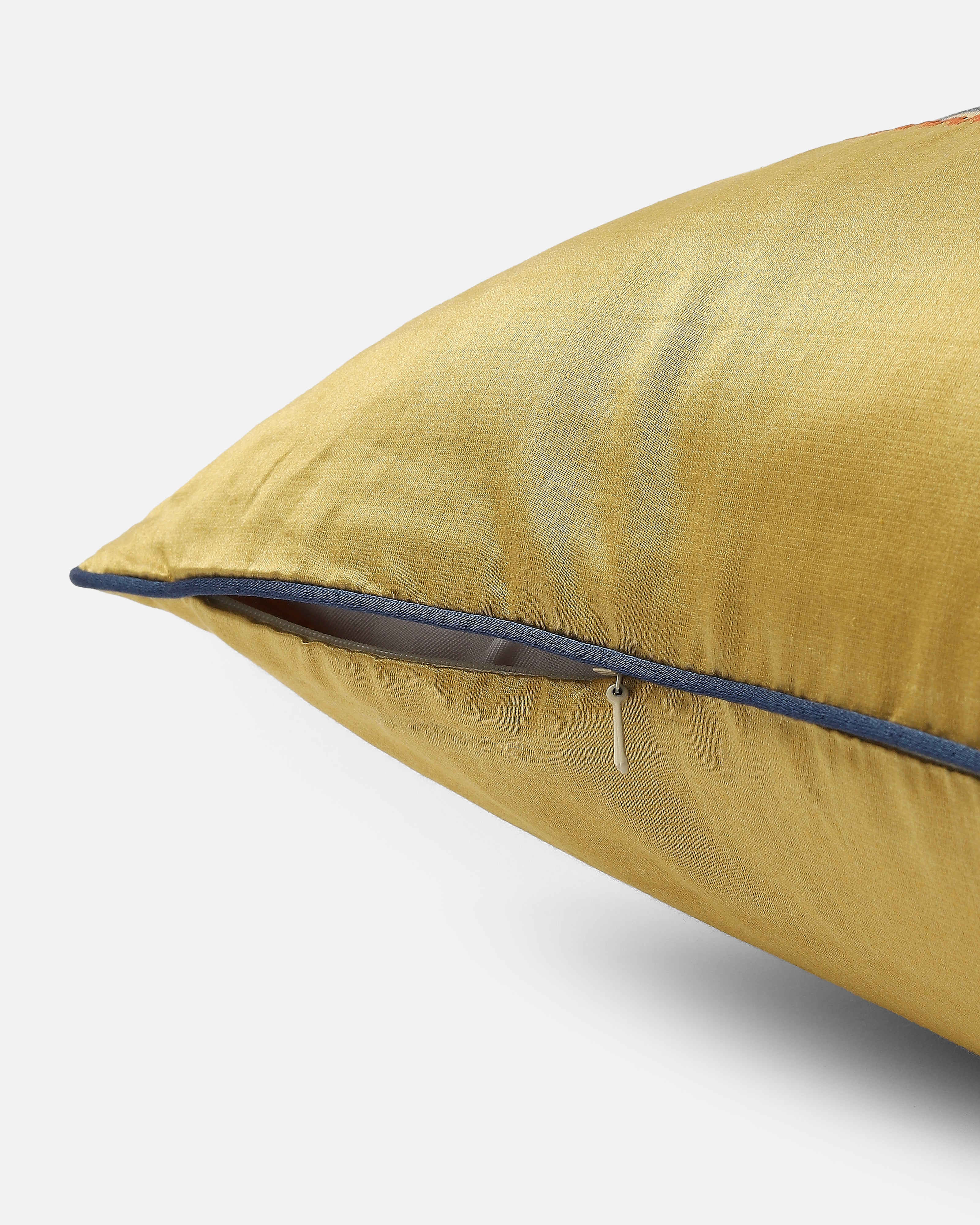 Kullu Pochampally Warp Ikat Silk Cotton Cushion Cover