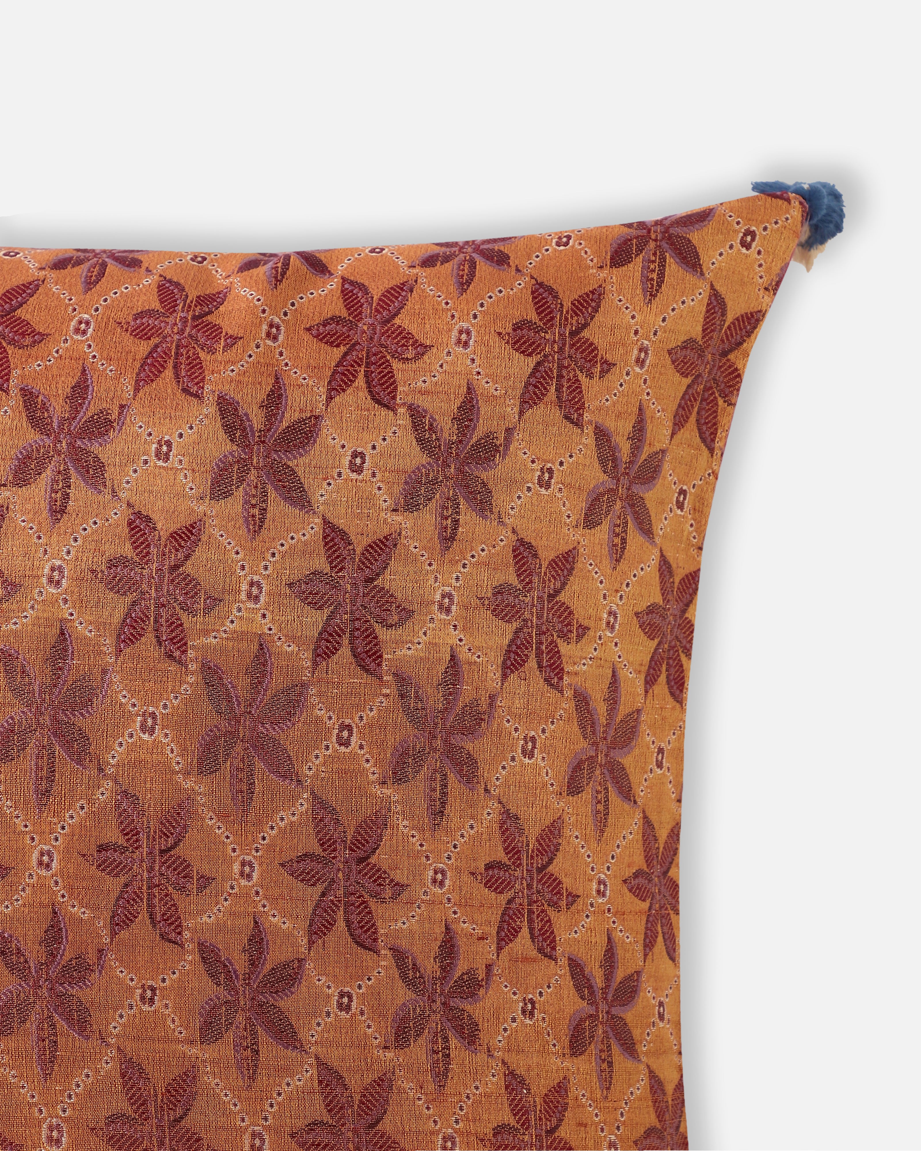 Lys Banarasi Fekwa Silk Cushion Cover