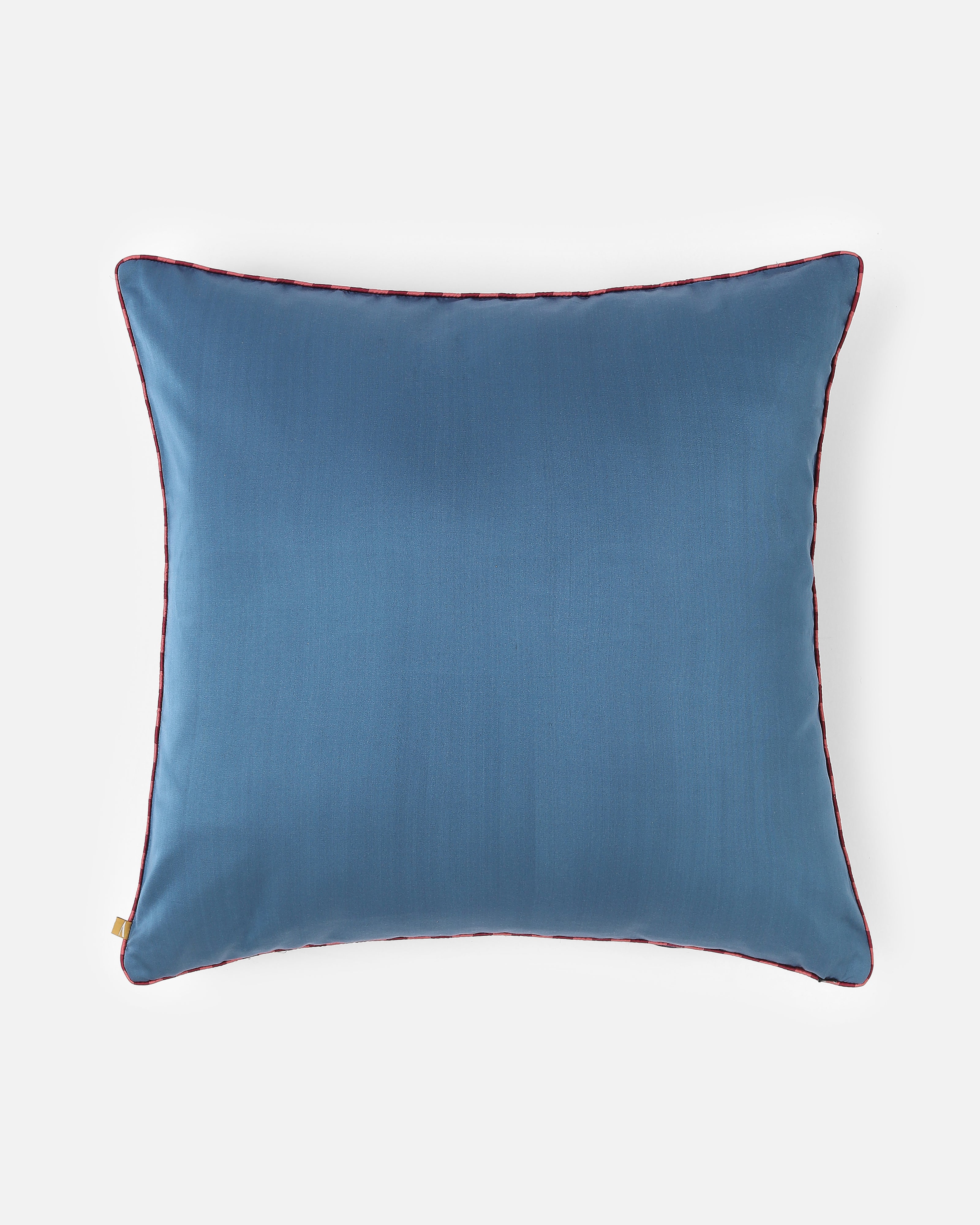 Hoja Banarasi Satin Brocade Silk Viscose Cushion Cover