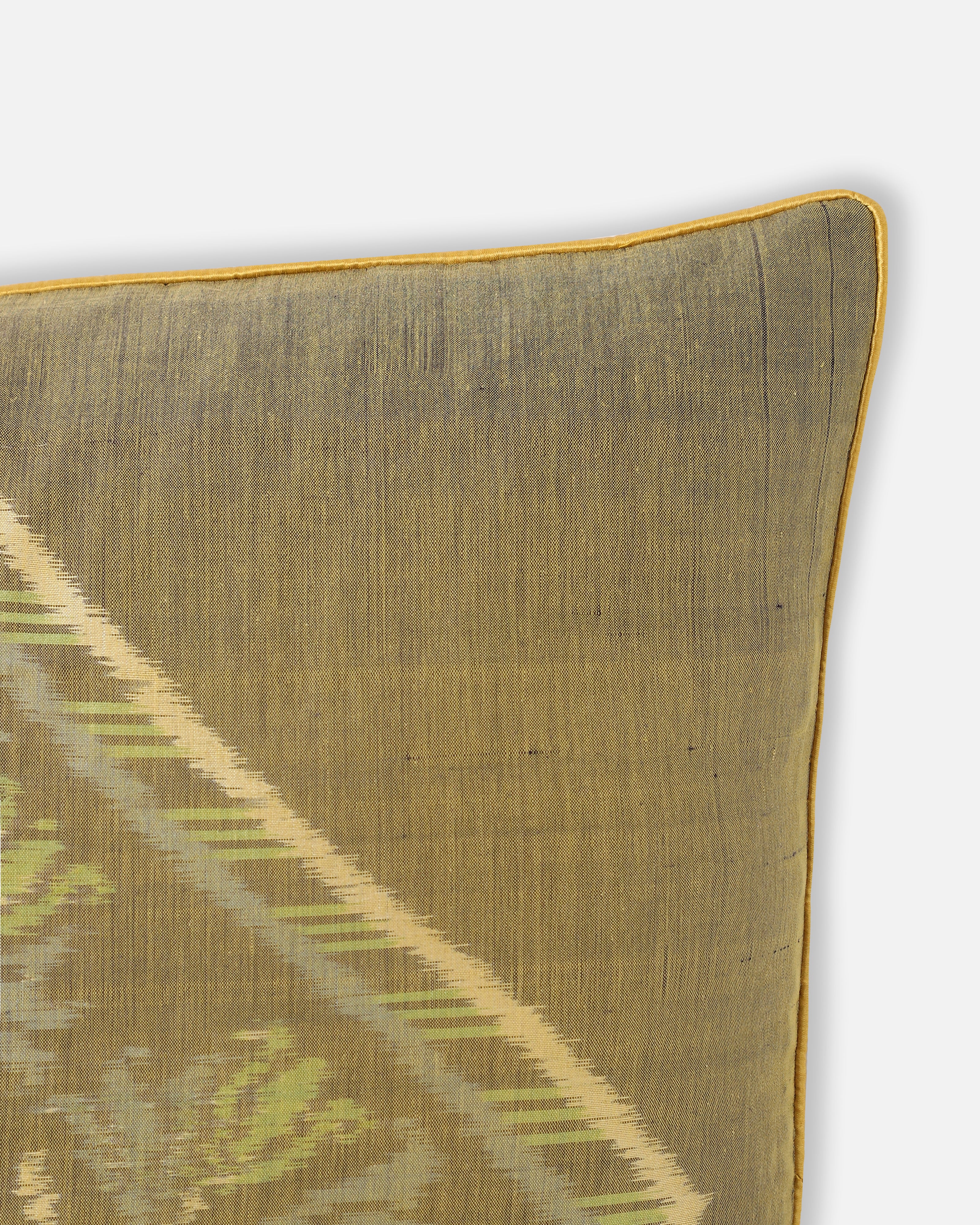 Jamy Pochampally Weft Ikat Cotton Silk Cushion Cover