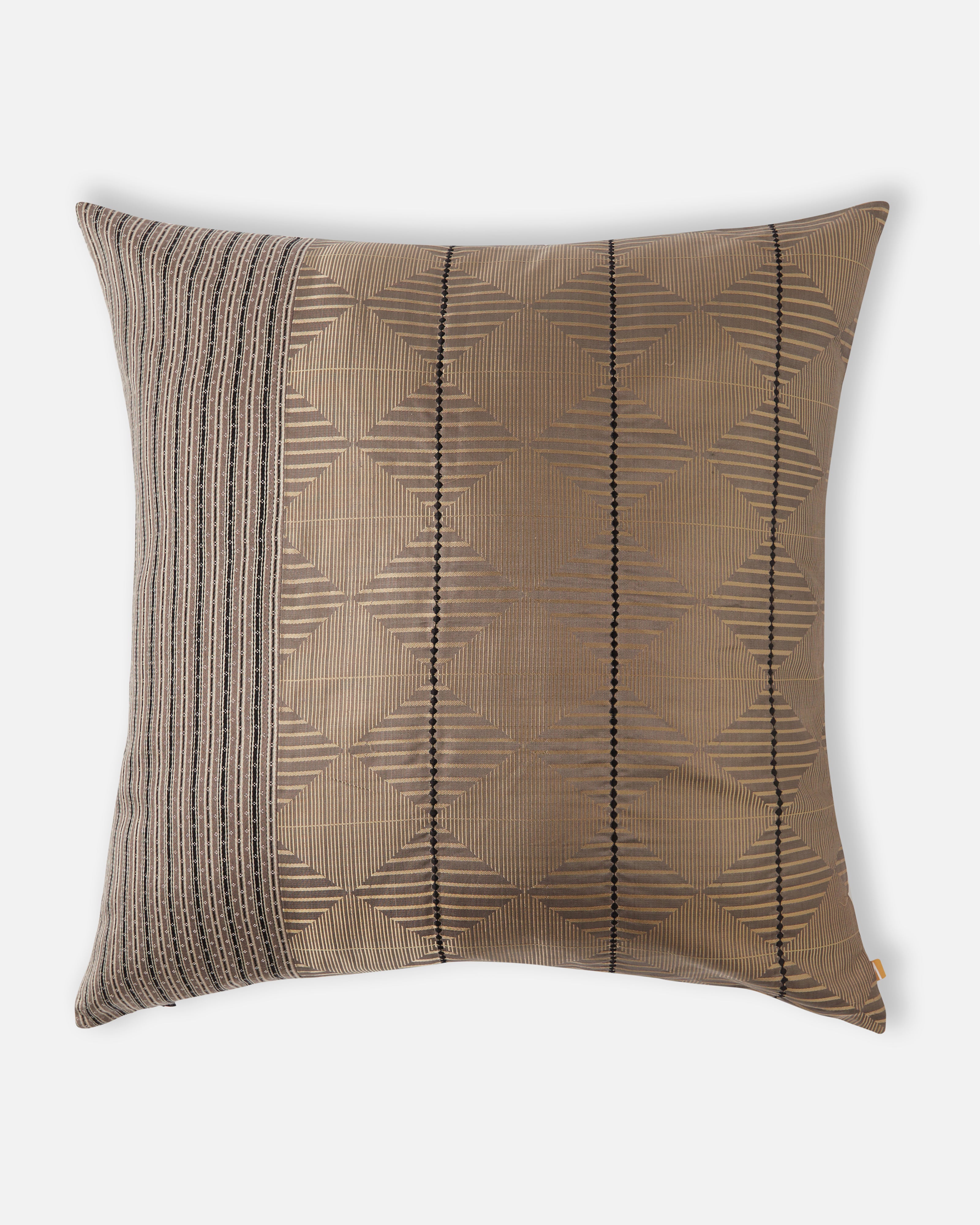 Magnis Banarasi Tanchoi Silk Cushion Cover