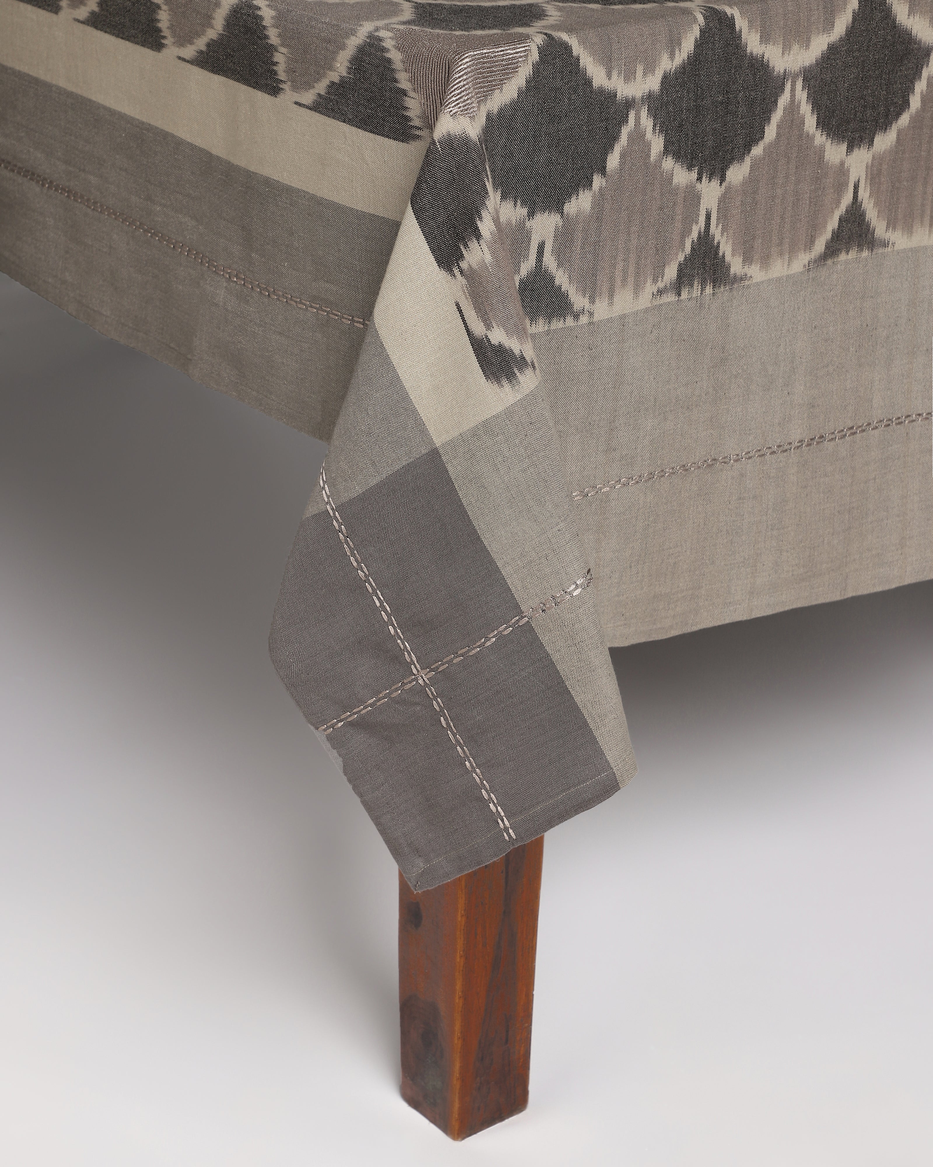 Surf Pochampally Warp Ikat Cotton Table Cover