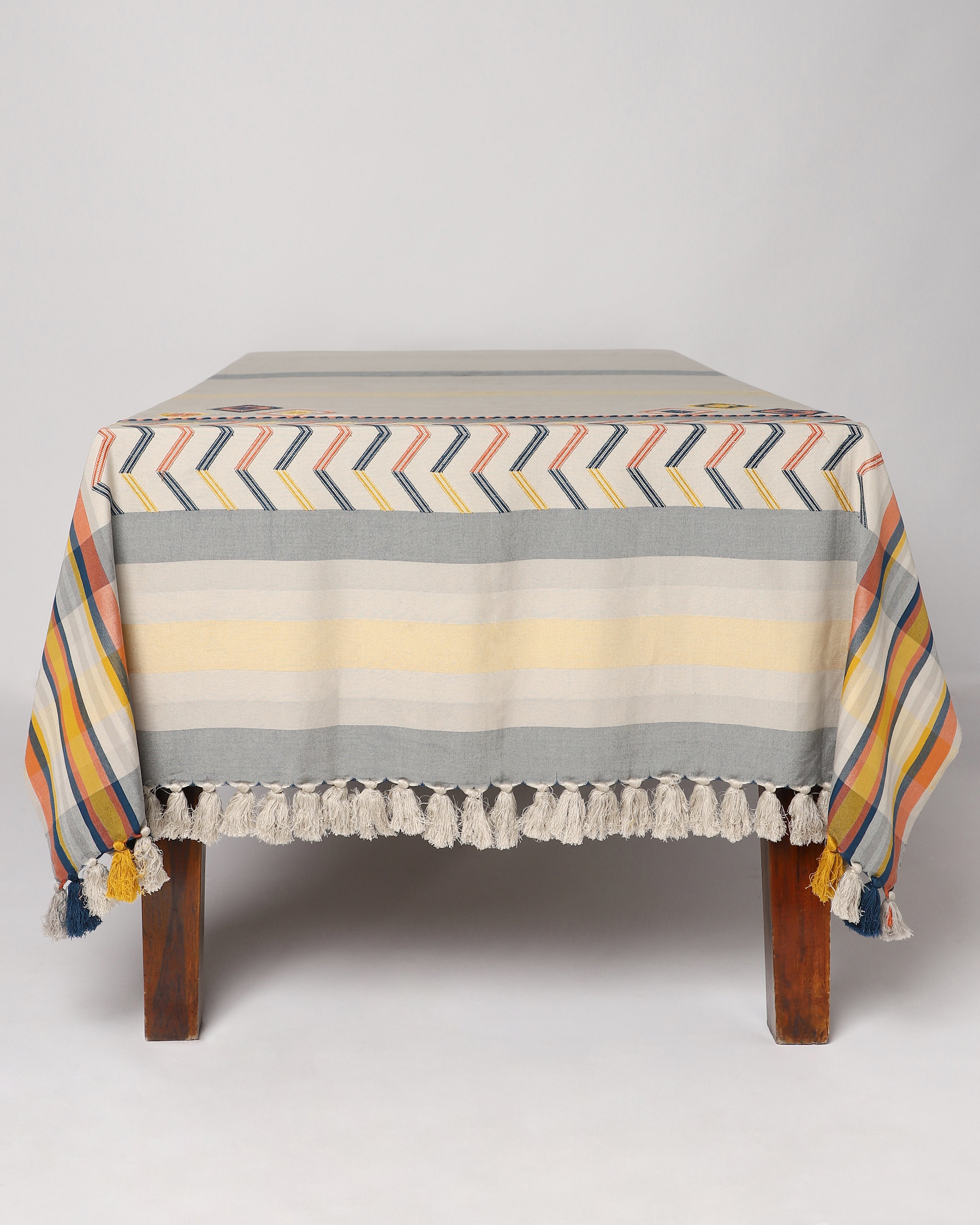 Fewa Bhujodi Extra Weft Cotton Table Cover