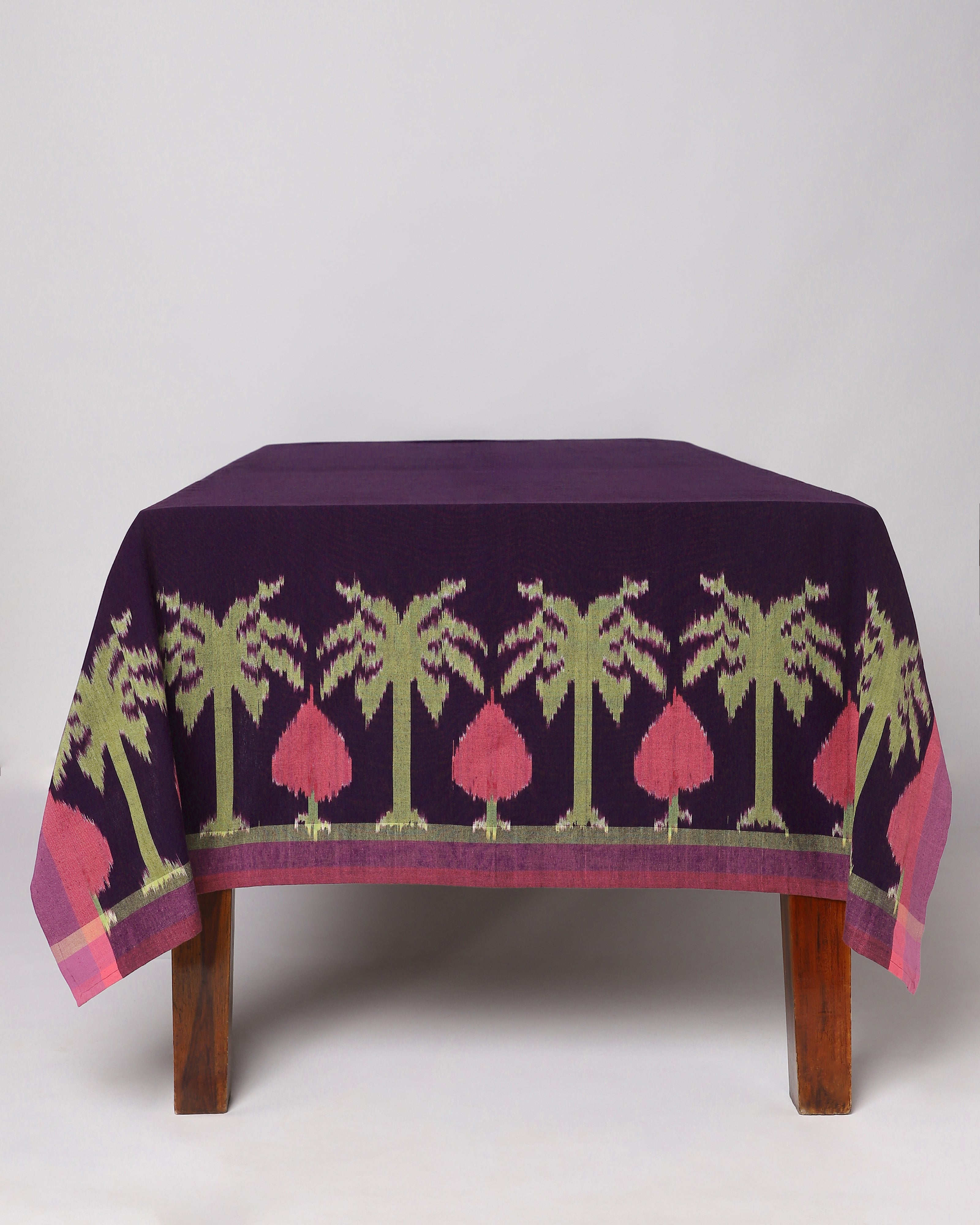 Dorcas Pochampally Warp Ikat Cotton Table Cover