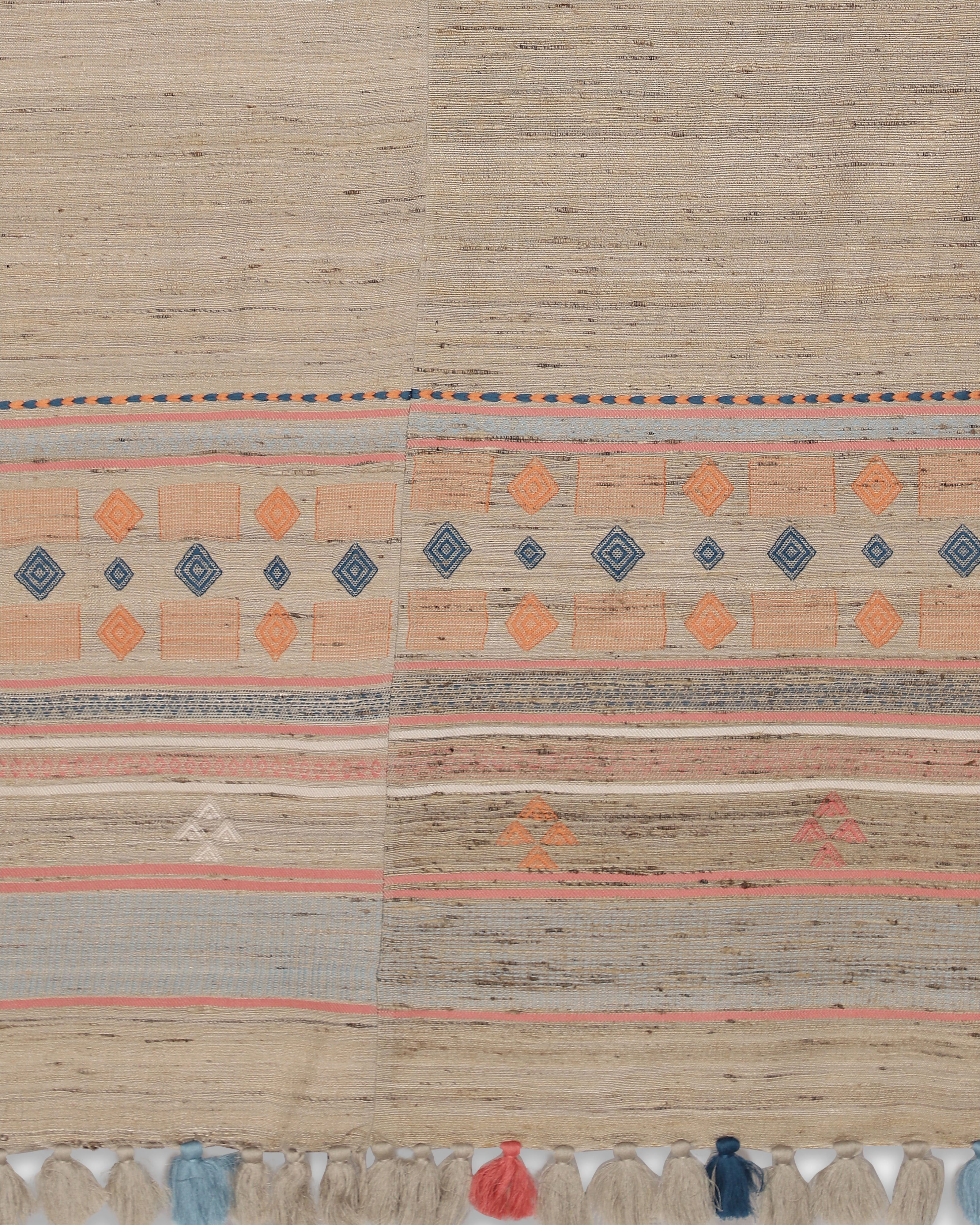 Sumati Bhujodi Extra Weft Cotton Silk Throw