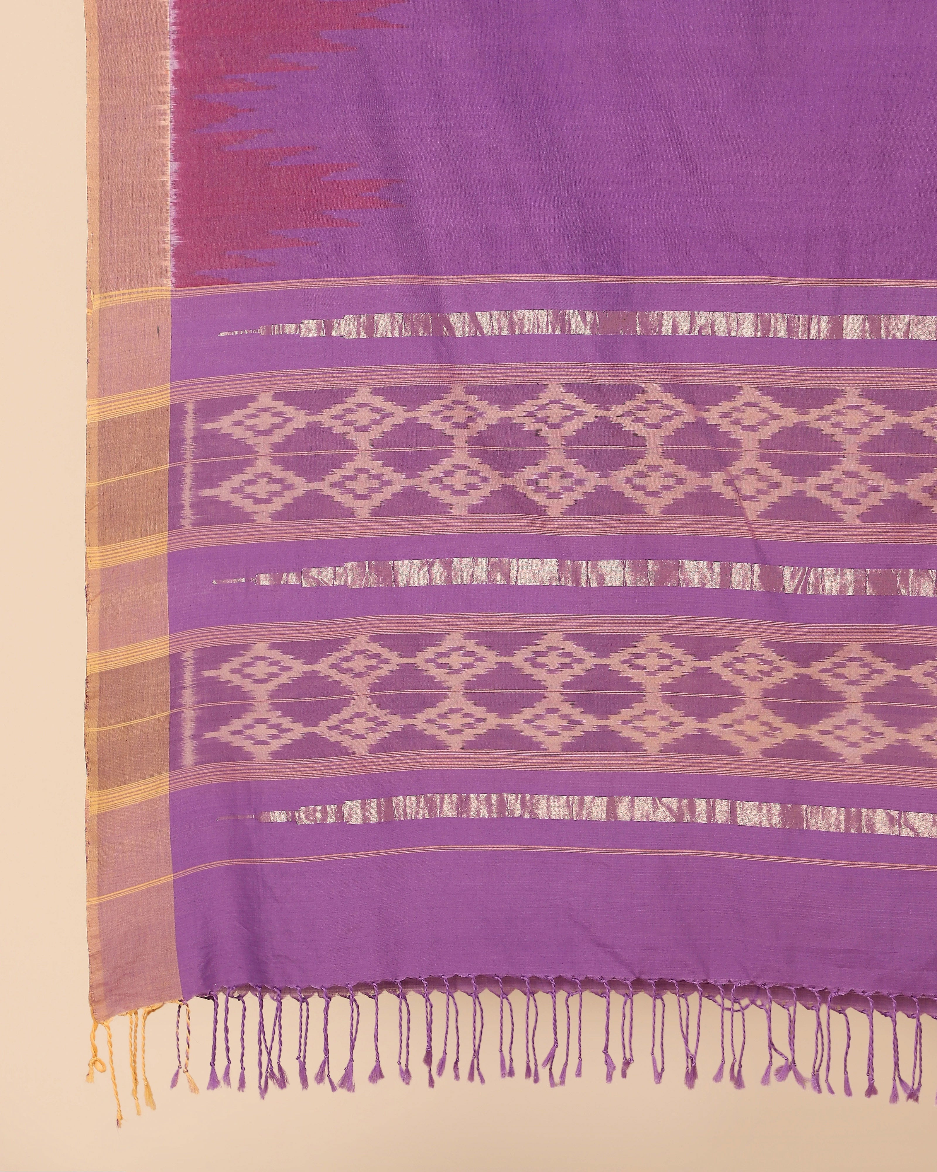 Shazfa Pochampally Weft Ikat Cotton Dupatta