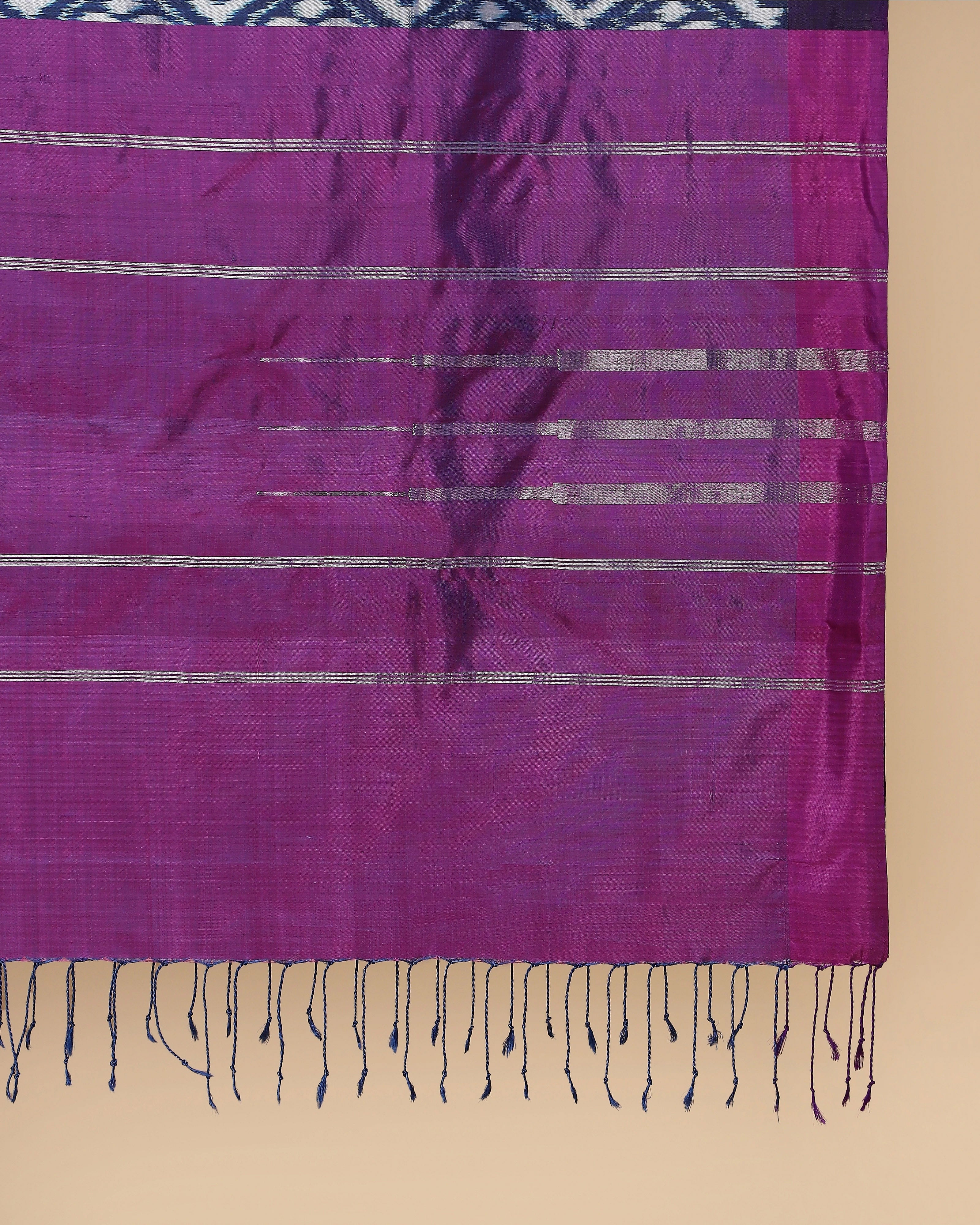 Baruni Pochampally Weft Ikat Silk Dupatta