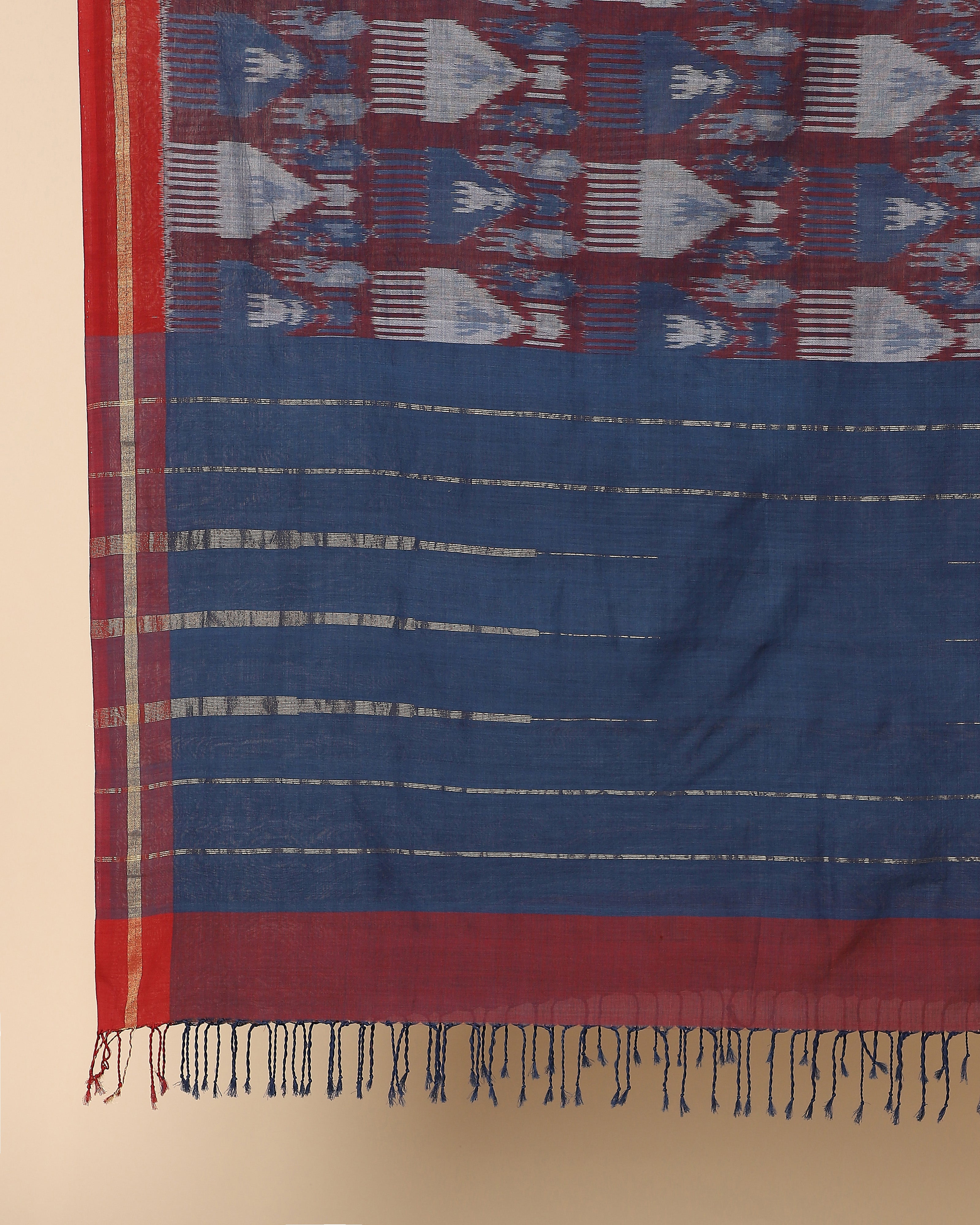 Janhavi Pochampally Weft Ikat Cotton Dupatta