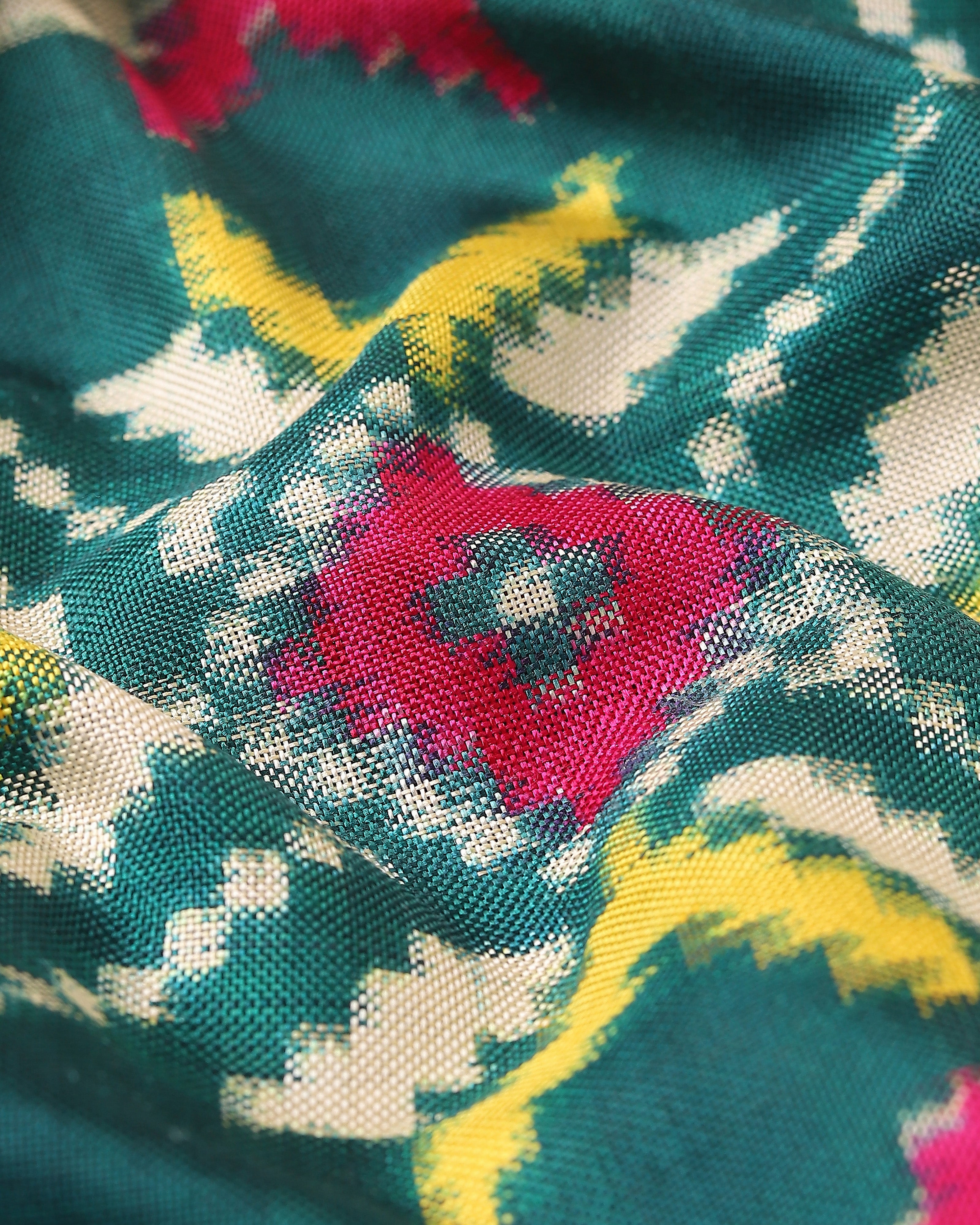 Aayah Pochampally Double Ikat Silk Saree