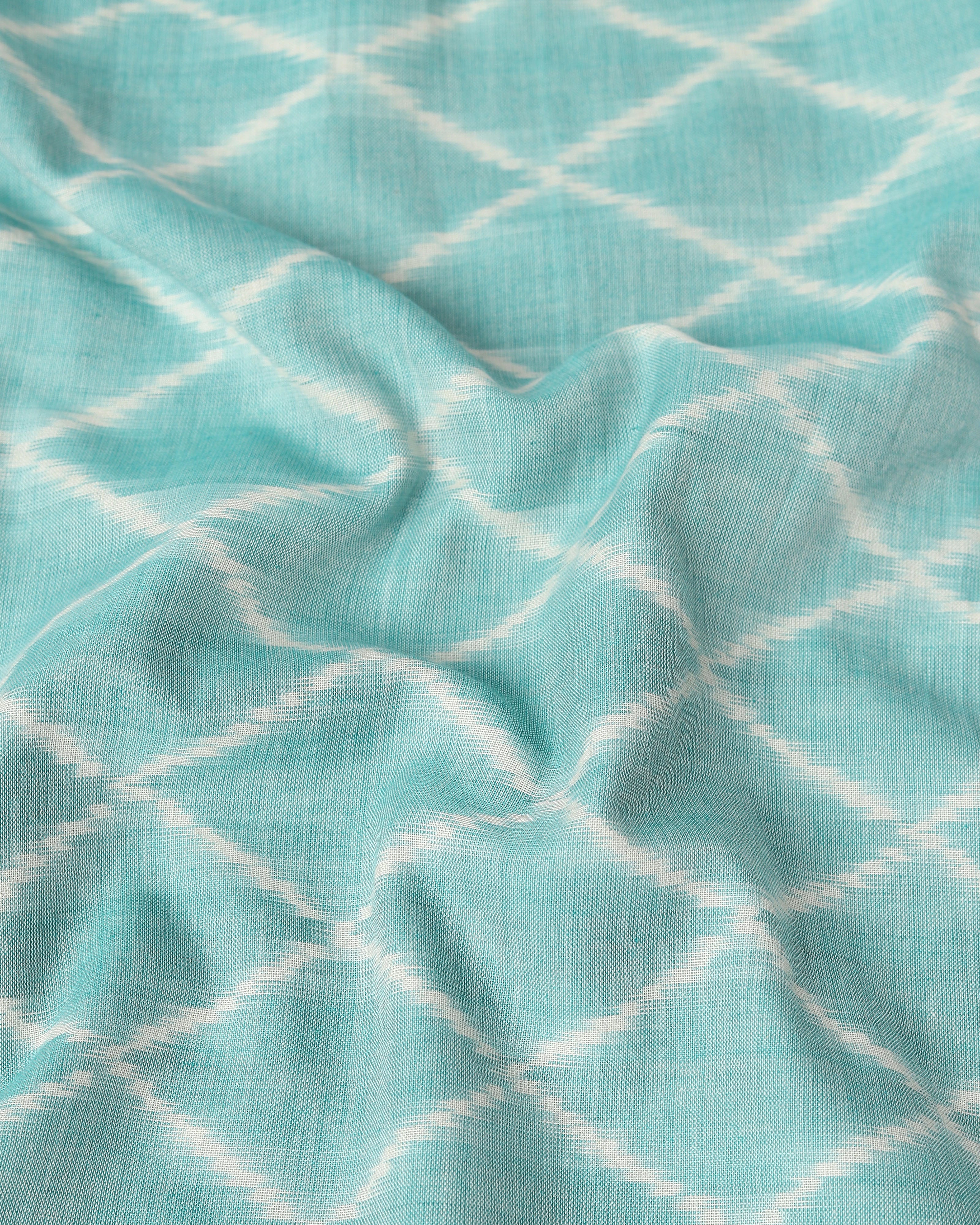 Shafna Pochampally Weft Ikat Cotton Saree