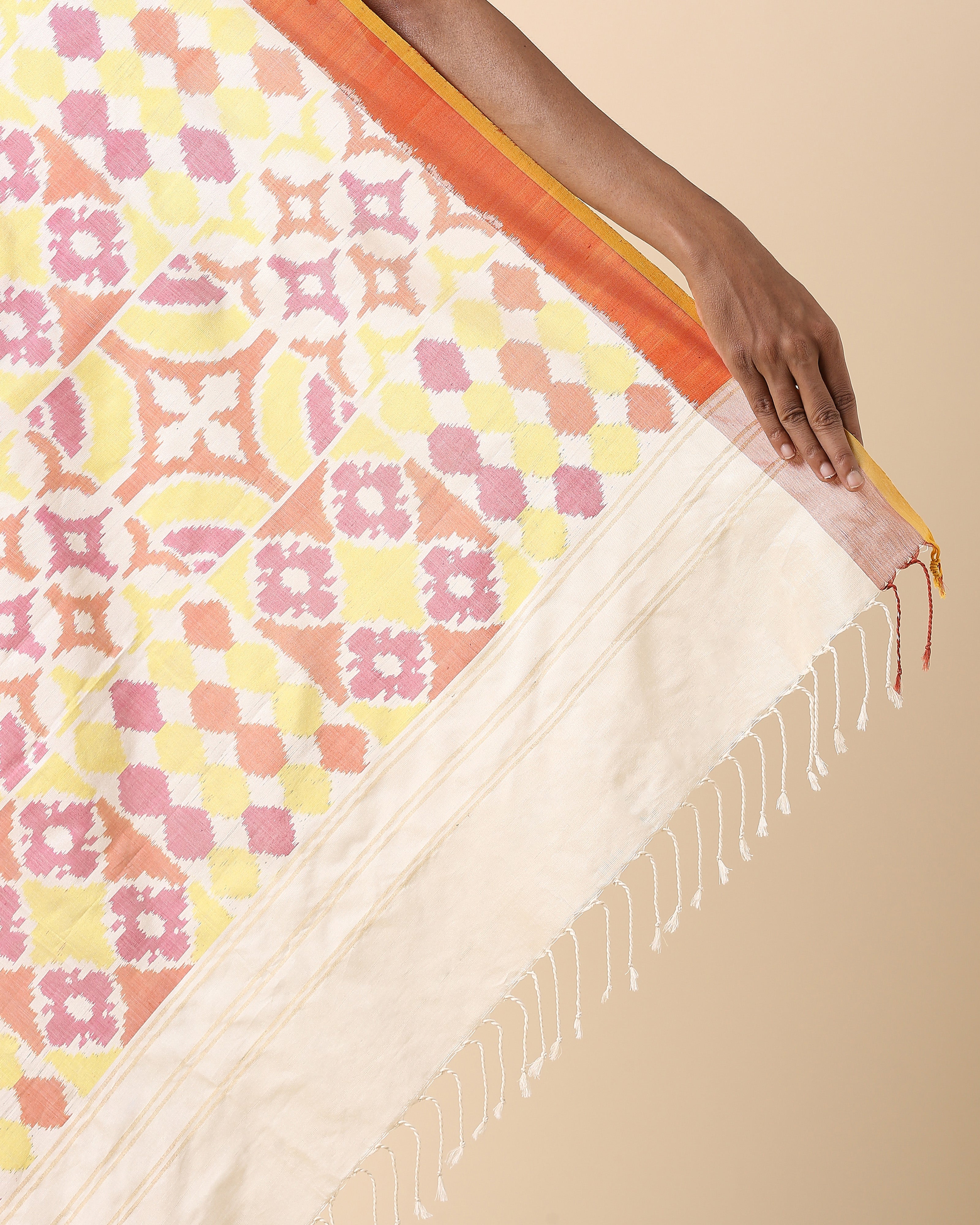 Maaha Pochampally Weft Ikat Silk Saree