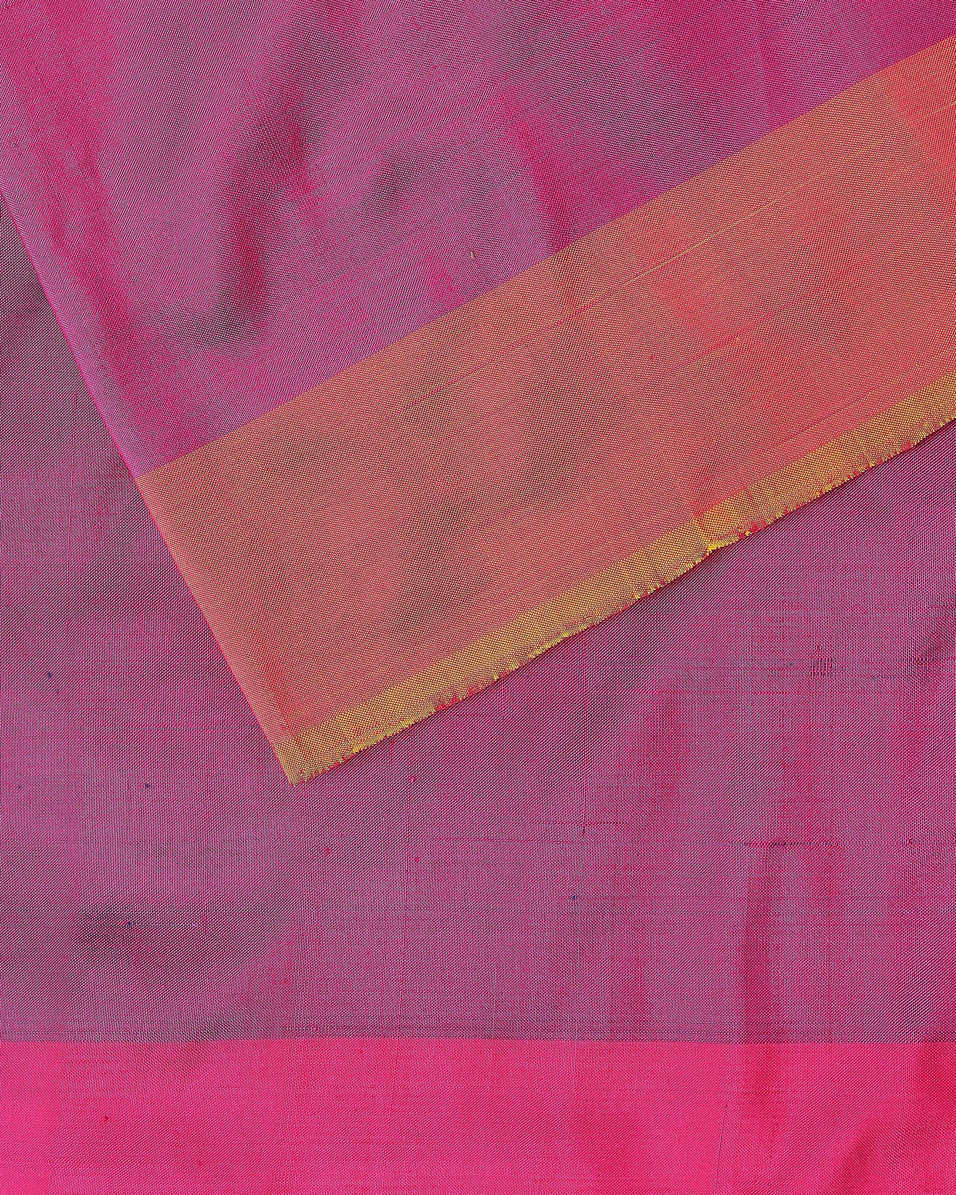 Quila Pochampally Weft Ikat Silk Saree