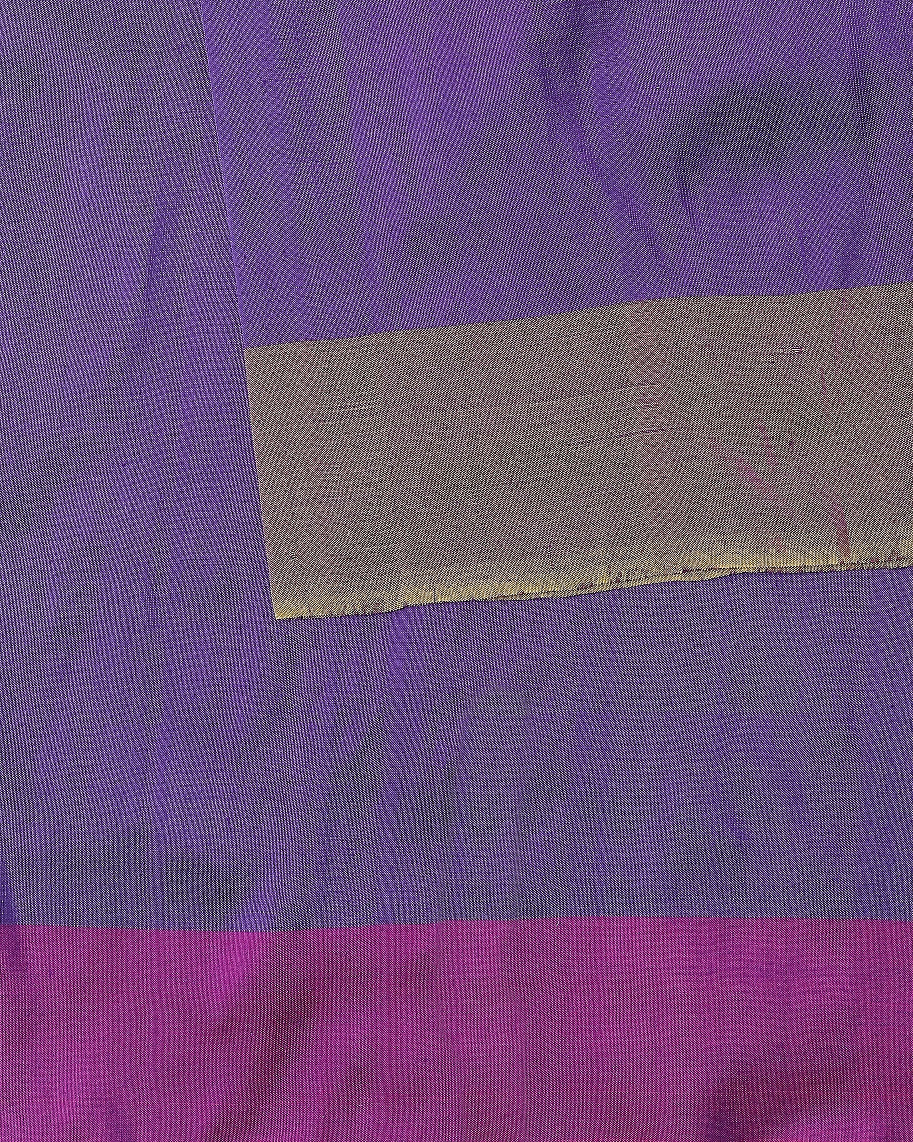 Quila Pochampally Weft Ikat Silk Saree