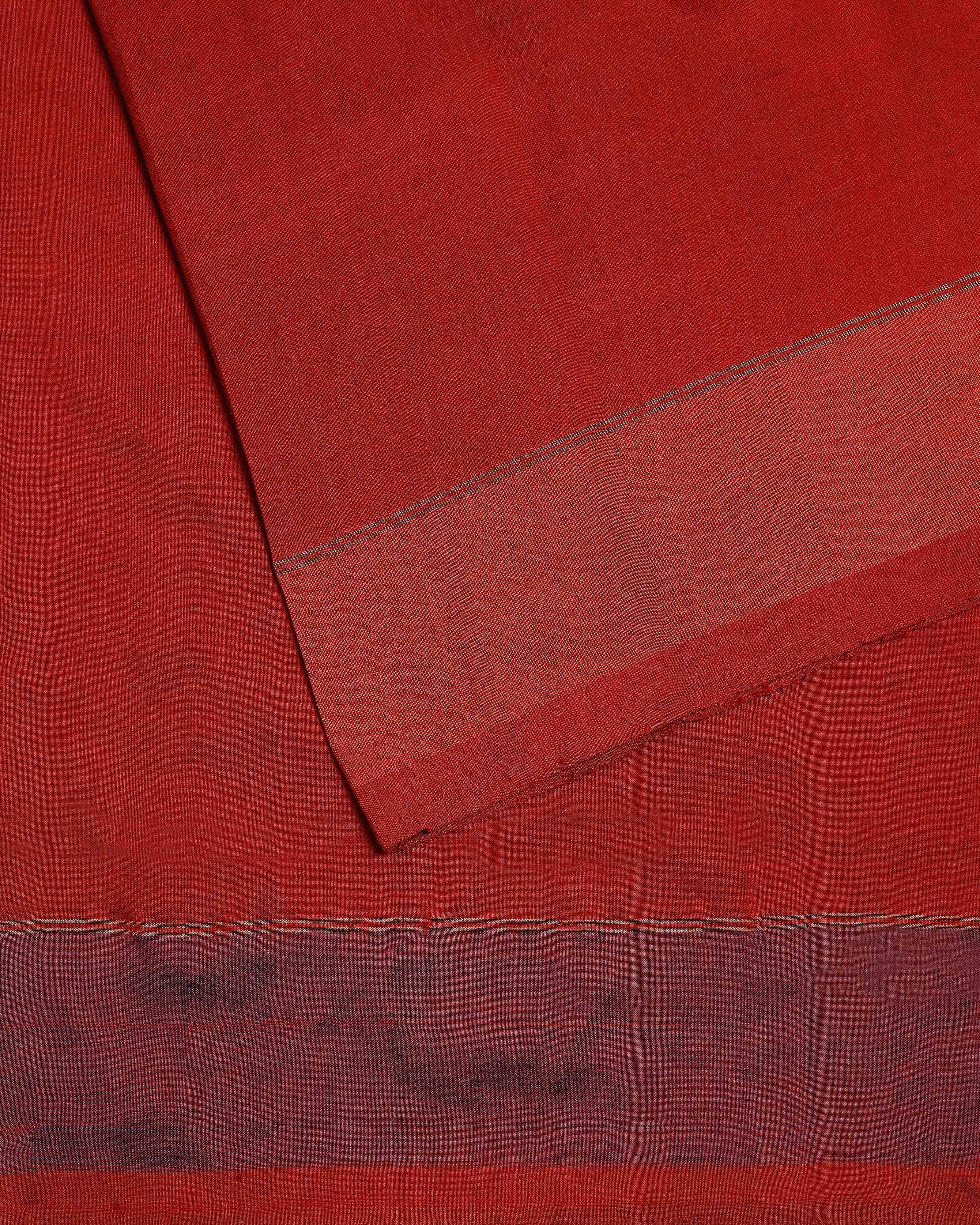 Khamaj Pochampally Double Ikat Silk Saree