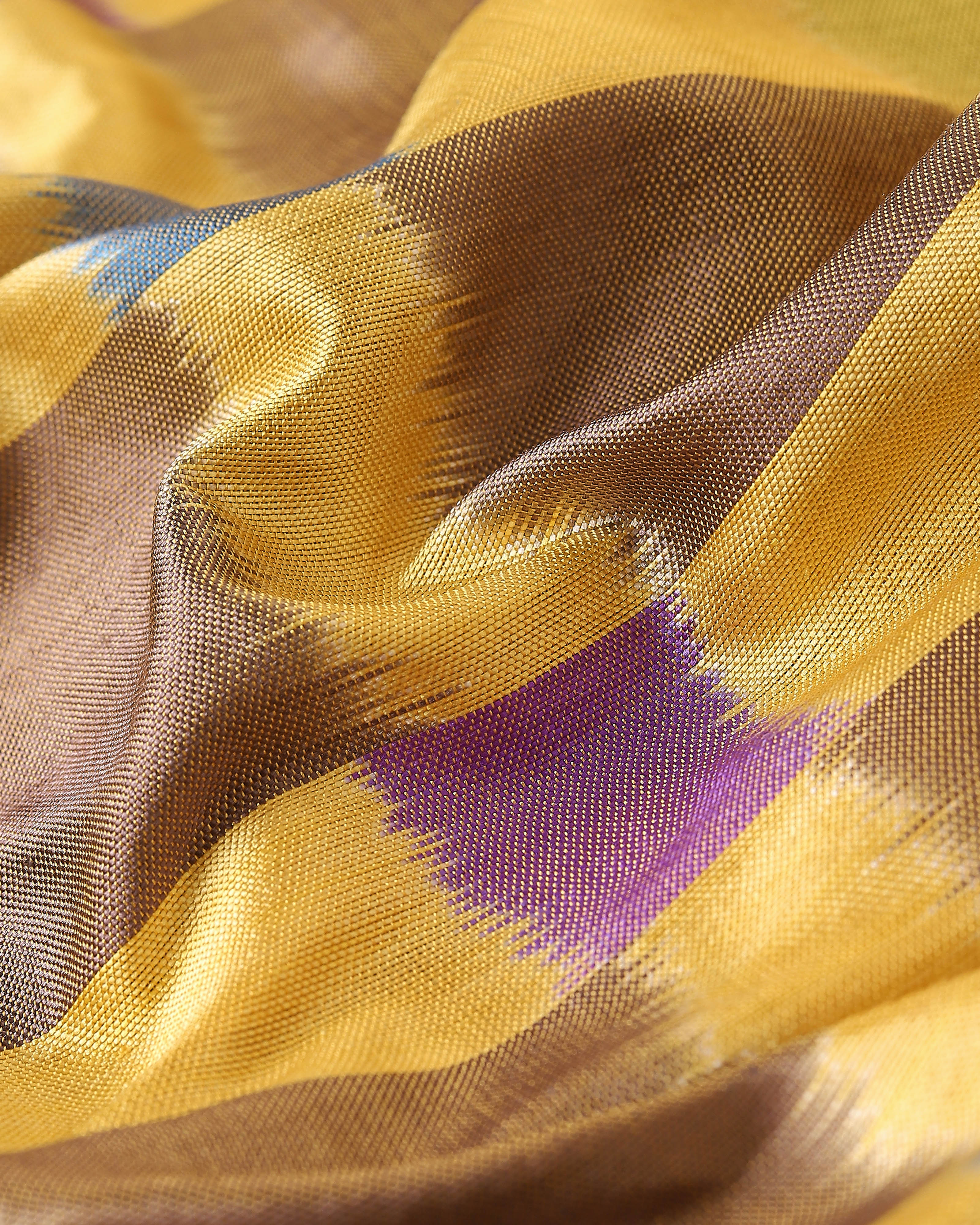 Marwa Pochampally Weft Ikat Silk Saree