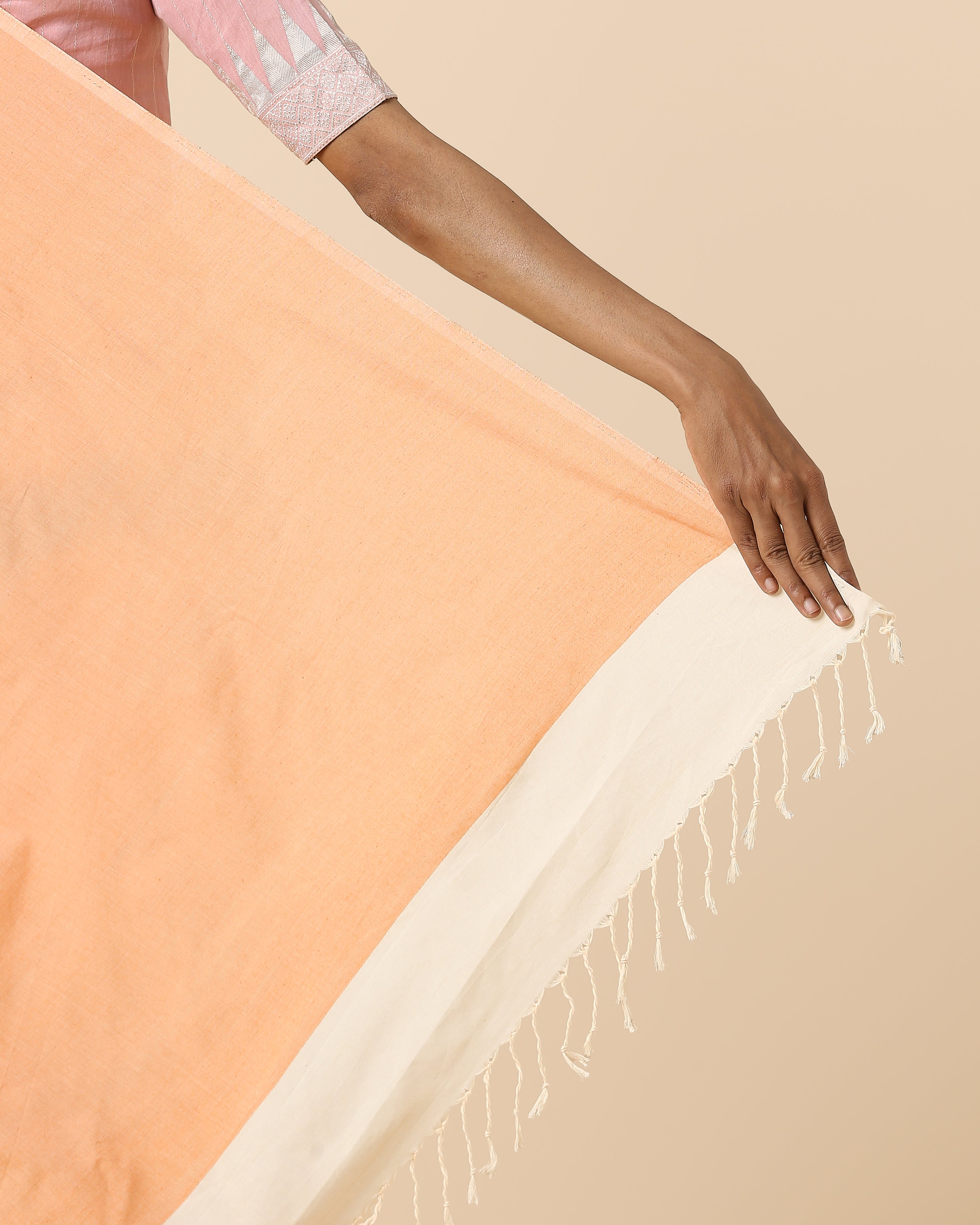 Bageshri Pochampally Weft Ikat Cotton Saree