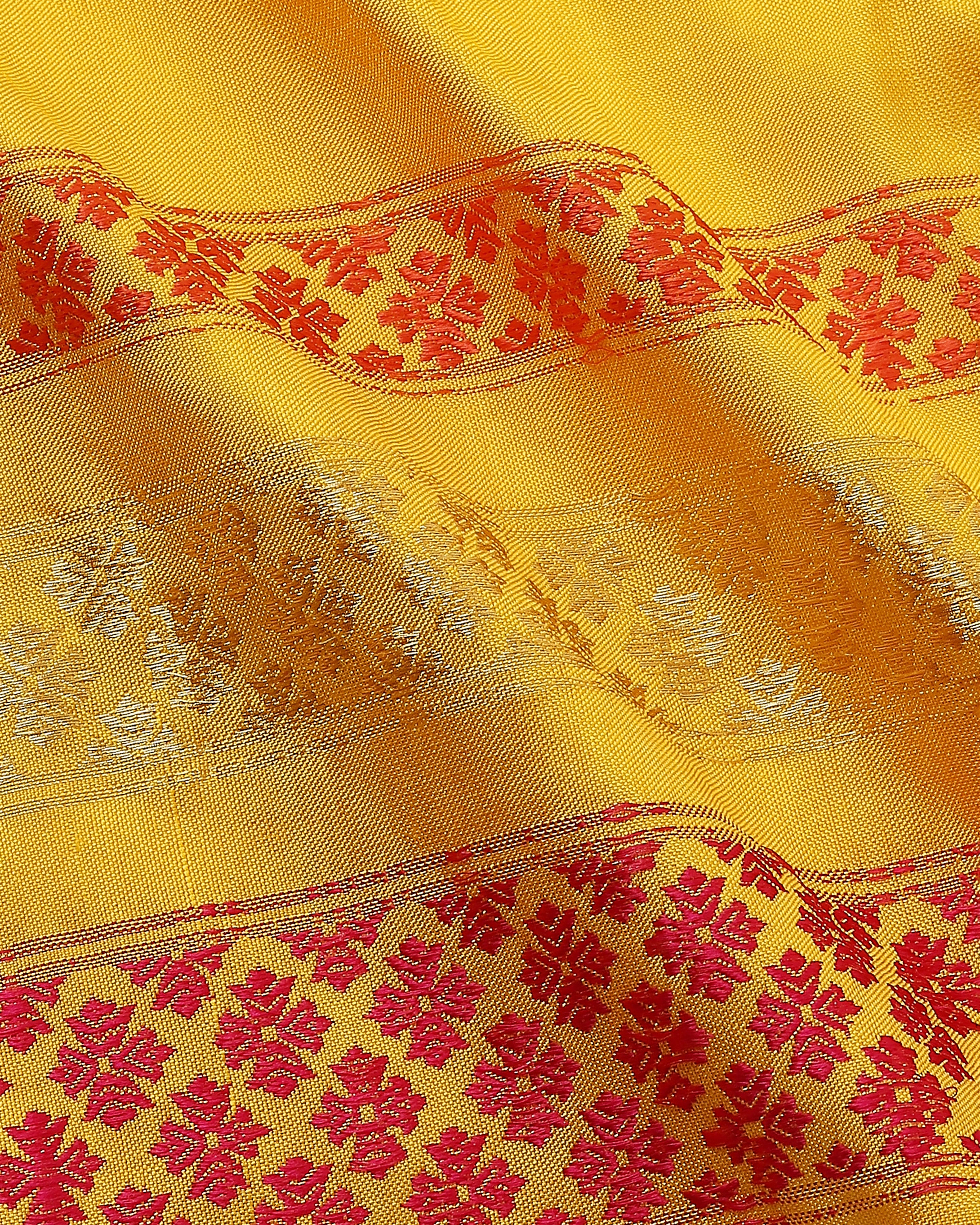 Bashiki Pochampally Weft Ikat Silk Saree