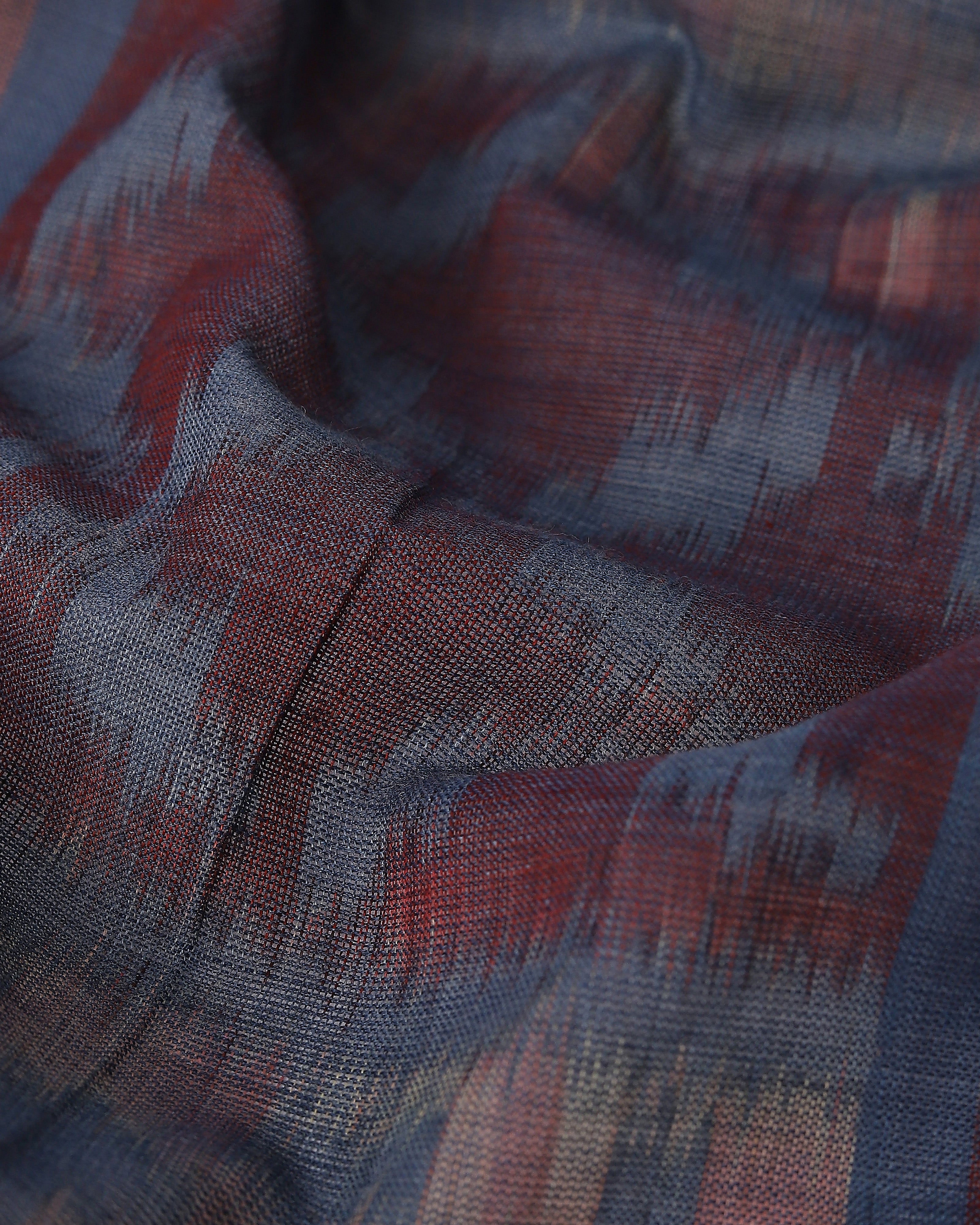 Bhairavi Pochampally Weft Ikat Cotton Saree